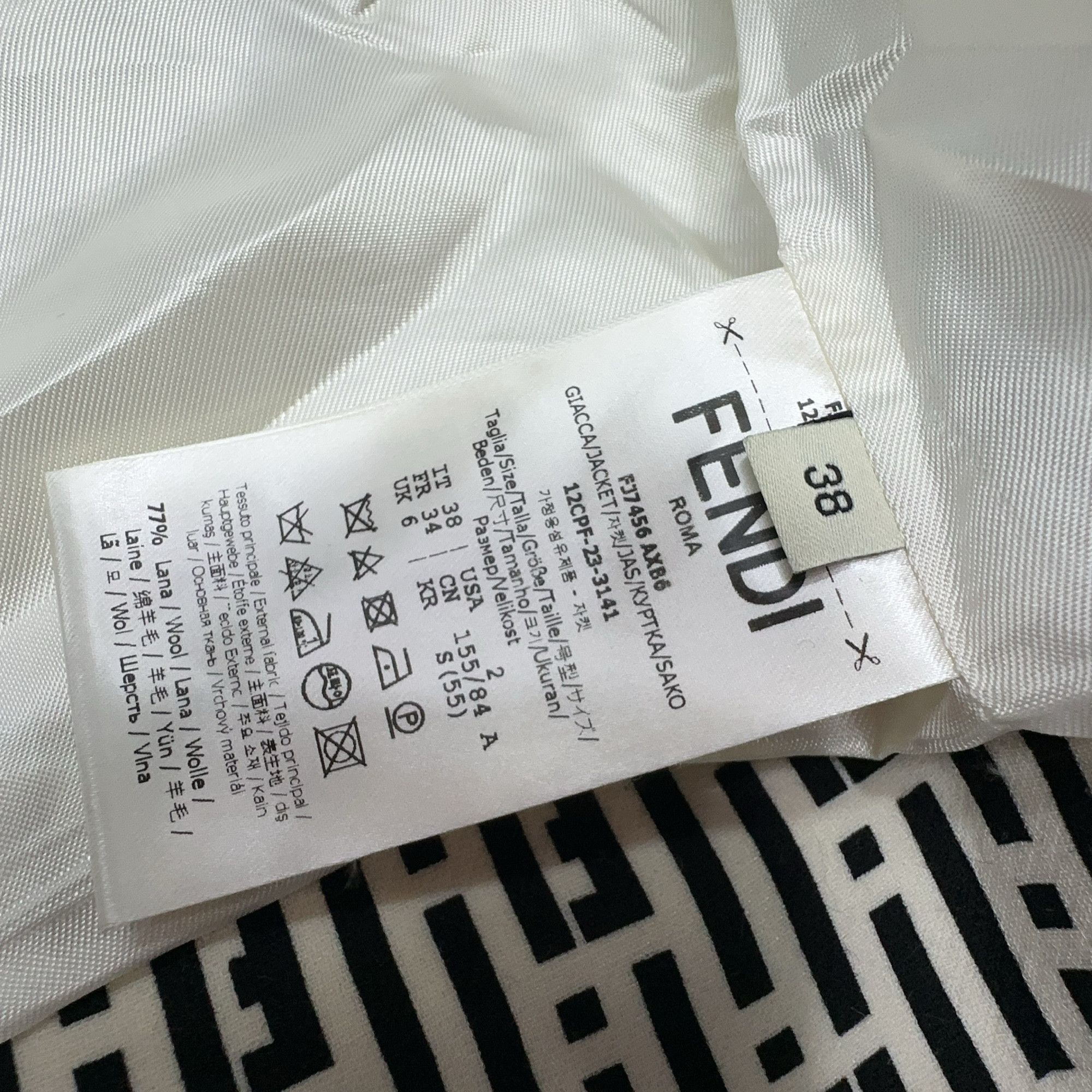 Fendi Fendi FF Monogram Pattern Jacket Size 38 Size XS / US 0-2 / IT 36-38 - 5 Thumbnail