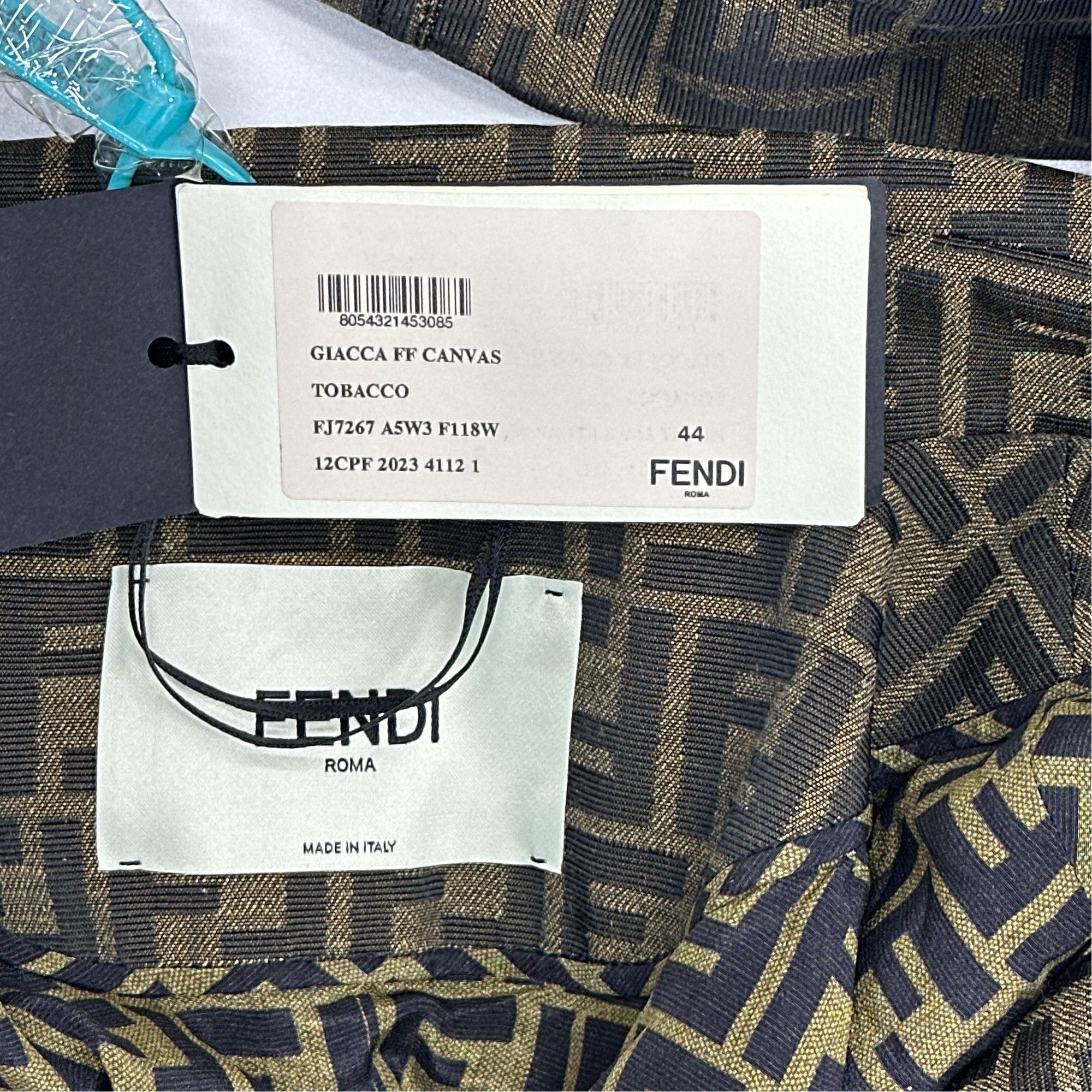 Fendi Fendi FF Logo Belted Jacket Size IT 44 Size M / US 6-8 / IT 42-44 - 2 Thumbnail