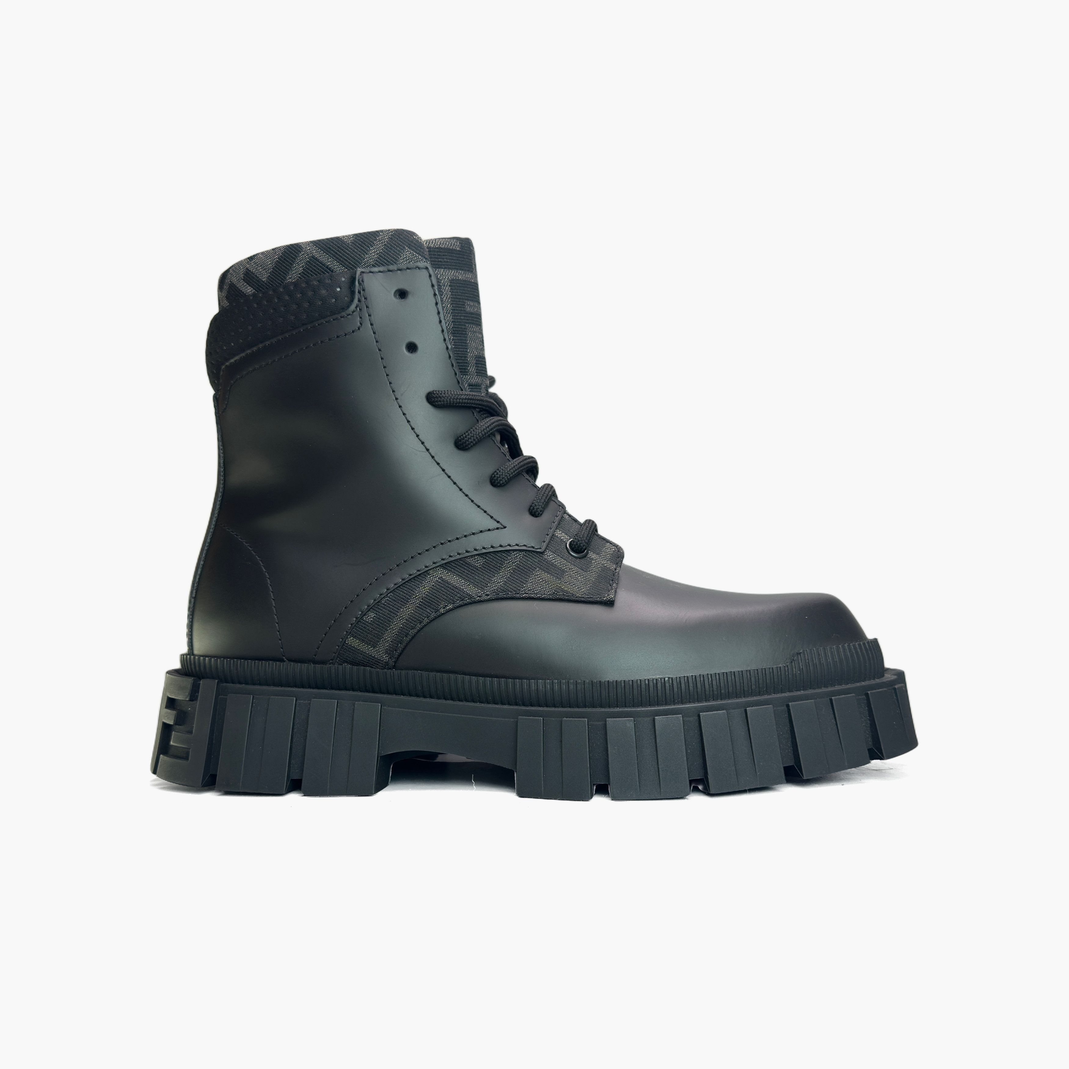 Fendi Fendi Force FF Logo Lace-Up Boots Size 7 Size US 7 / EU 40 - 4 Thumbnail