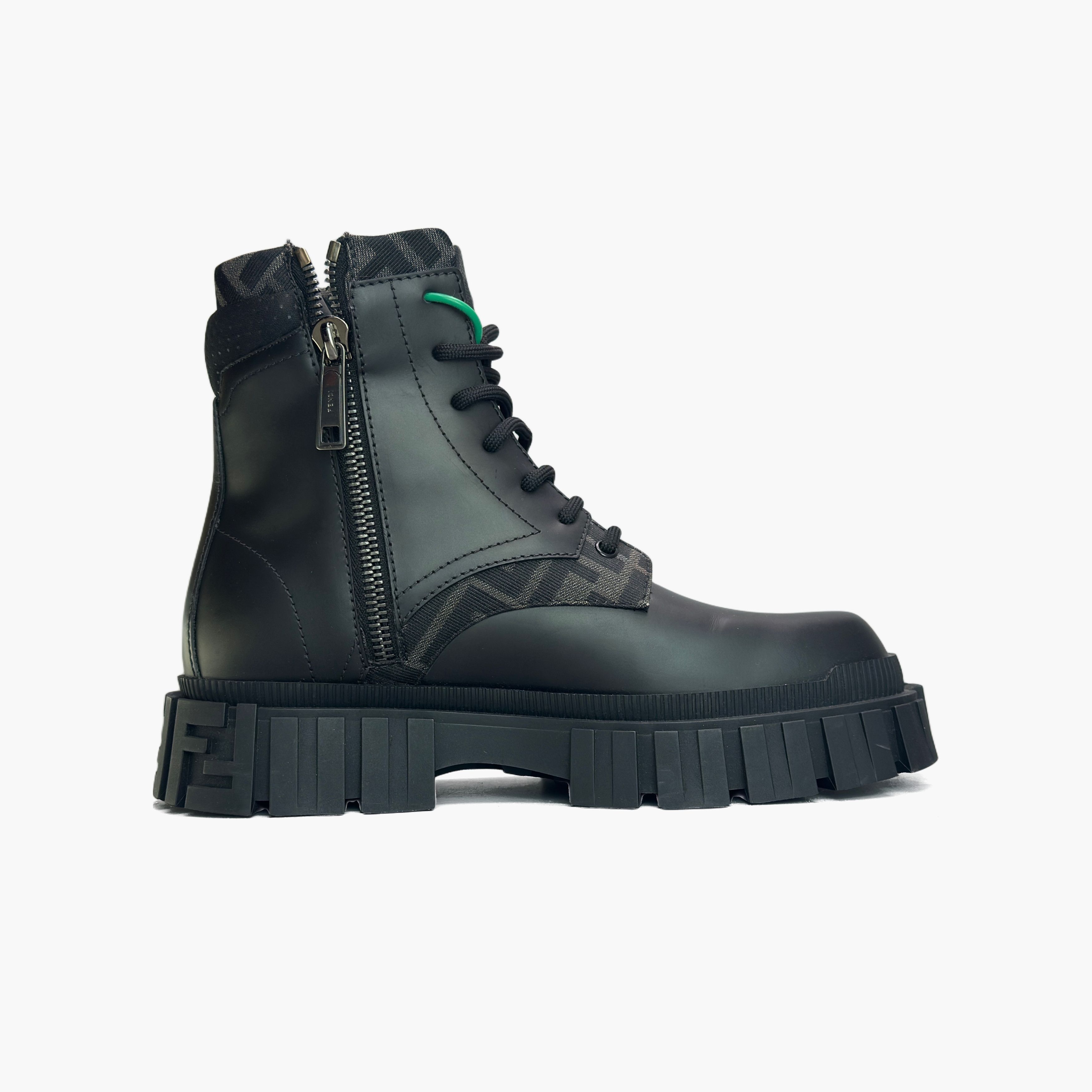 Fendi Fendi Force FF Logo Lace-Up Boots Size 7 Size US 7 / EU 40 - 2 Thumbnail
