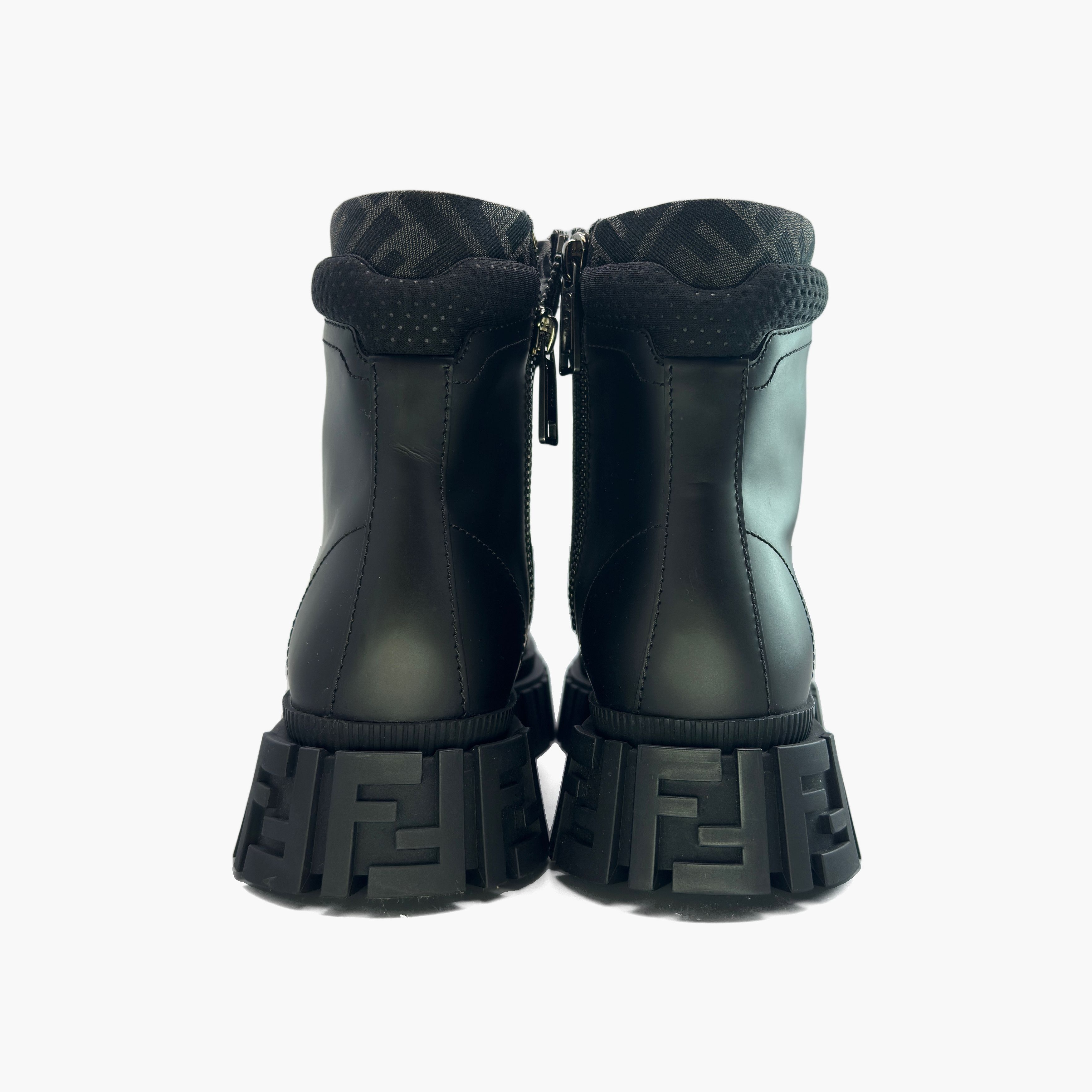 Fendi Fendi Force FF Logo Lace-Up Boots Size 7 Size US 7 / EU 40 - 6 Thumbnail