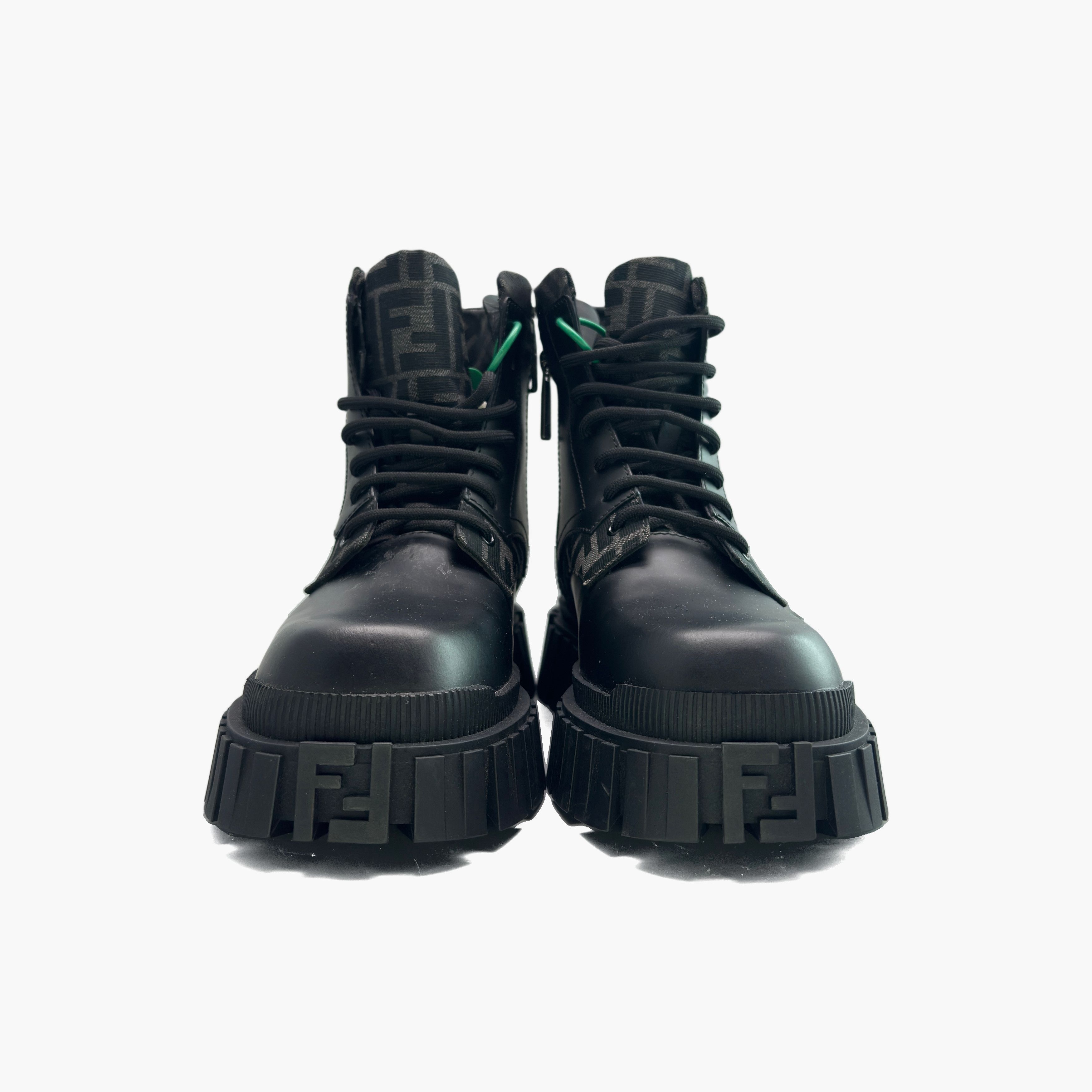 Fendi Fendi Force FF Logo Lace-Up Boots Size 7 Size US 7 / EU 40 - 5 Thumbnail