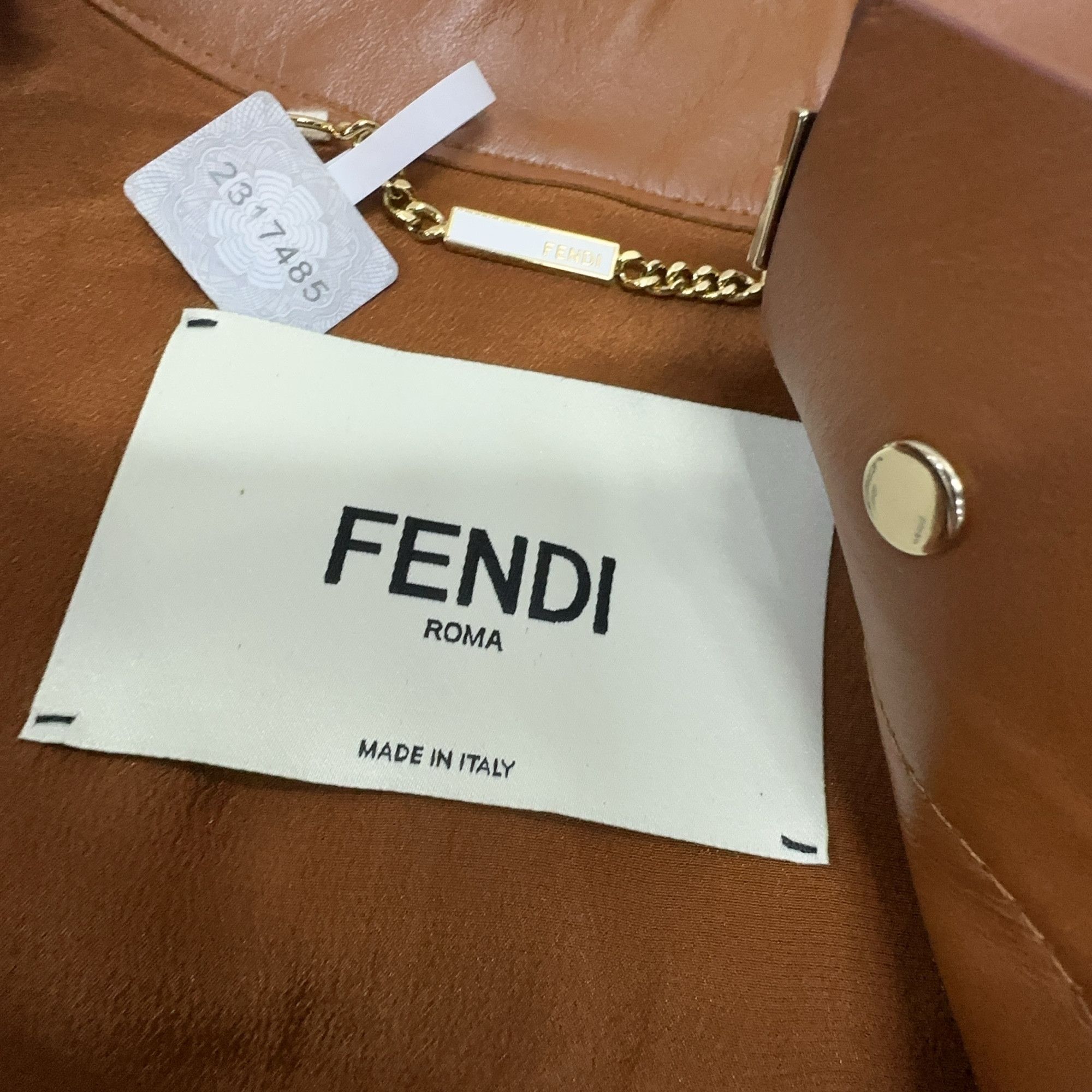Fendi Fendi Leather Jacket Size 36 Size XS / US 0-2 / IT 36-38 - 7 Thumbnail