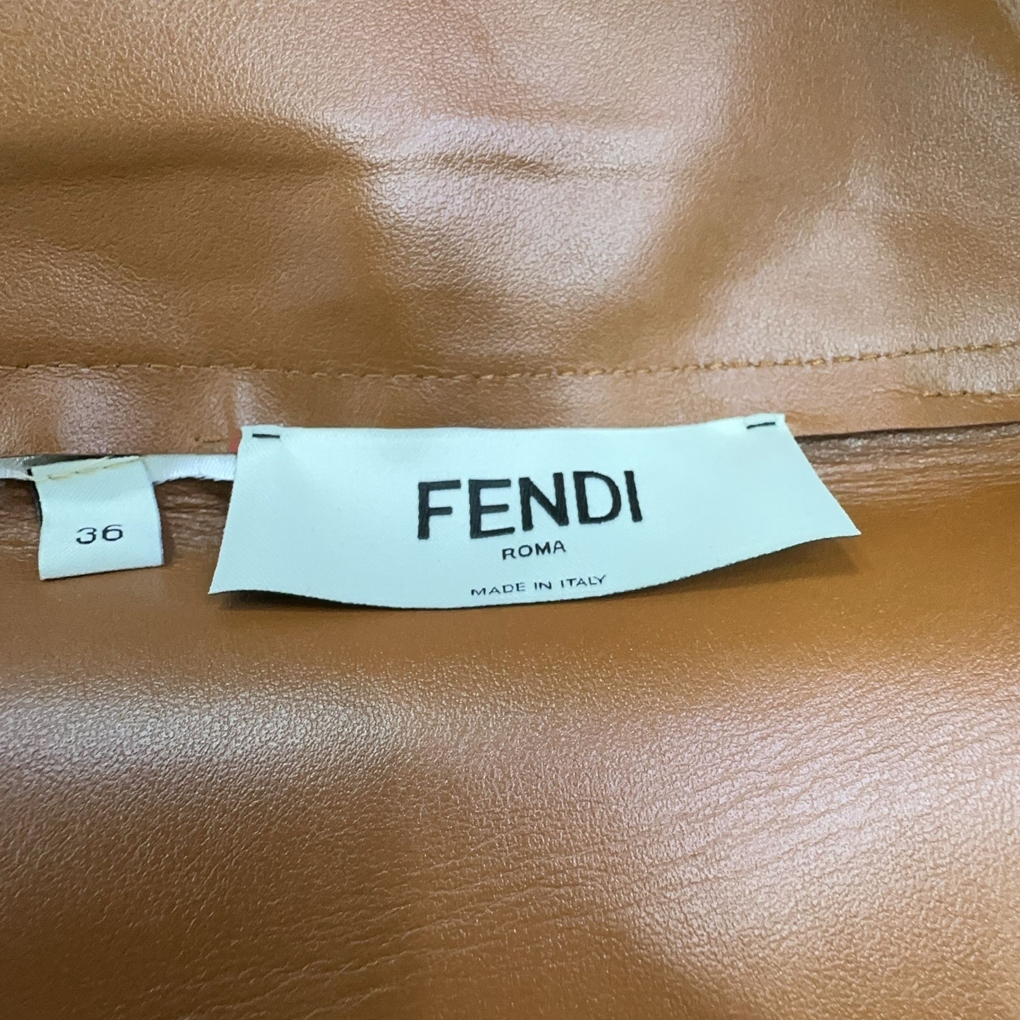 Fendi Fendi Leather Jacket Size 36 Size XS / US 0-2 / IT 36-38 - 8 Thumbnail