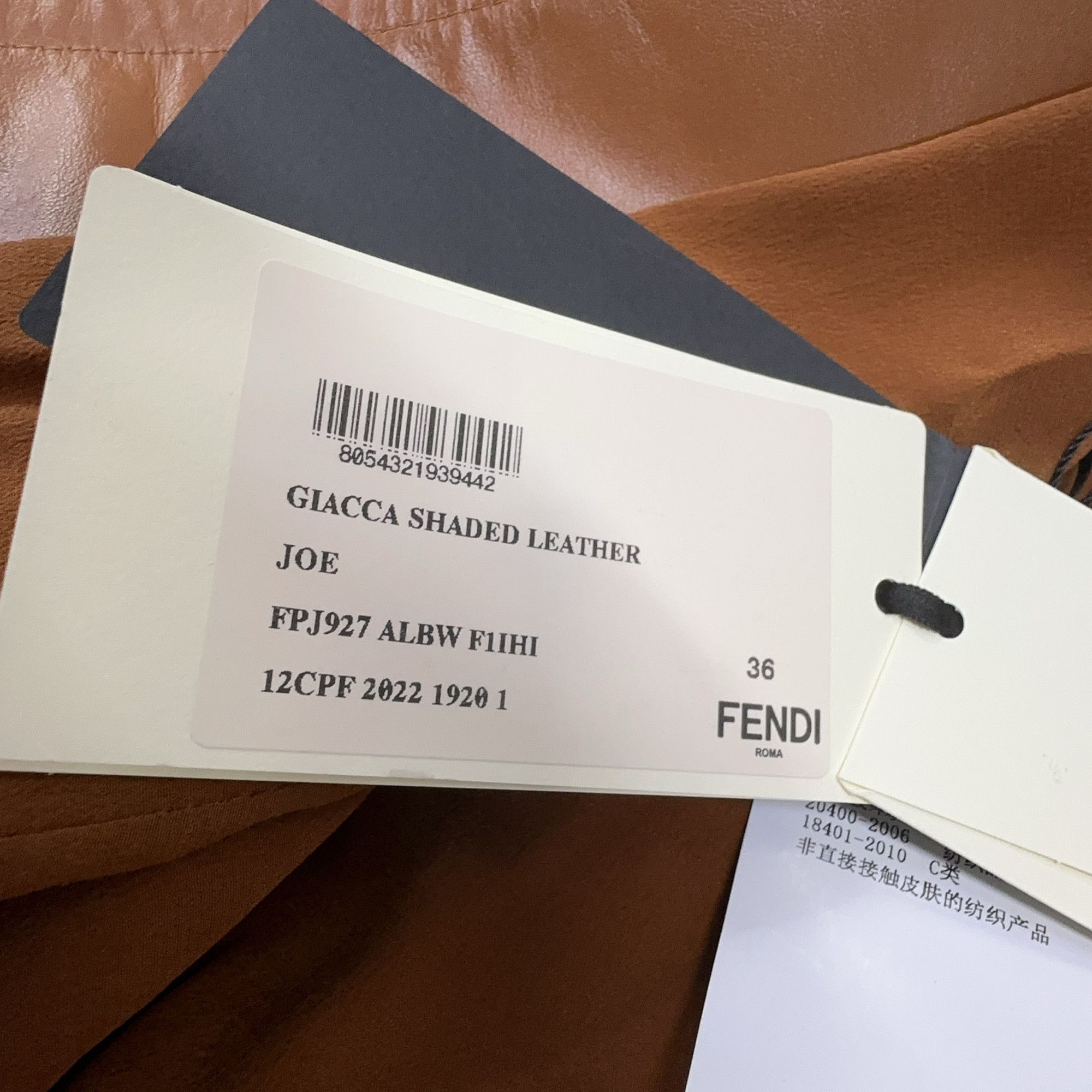 Fendi Fendi Leather Jacket Size 36 Size XS / US 0-2 / IT 36-38 - 6 Thumbnail