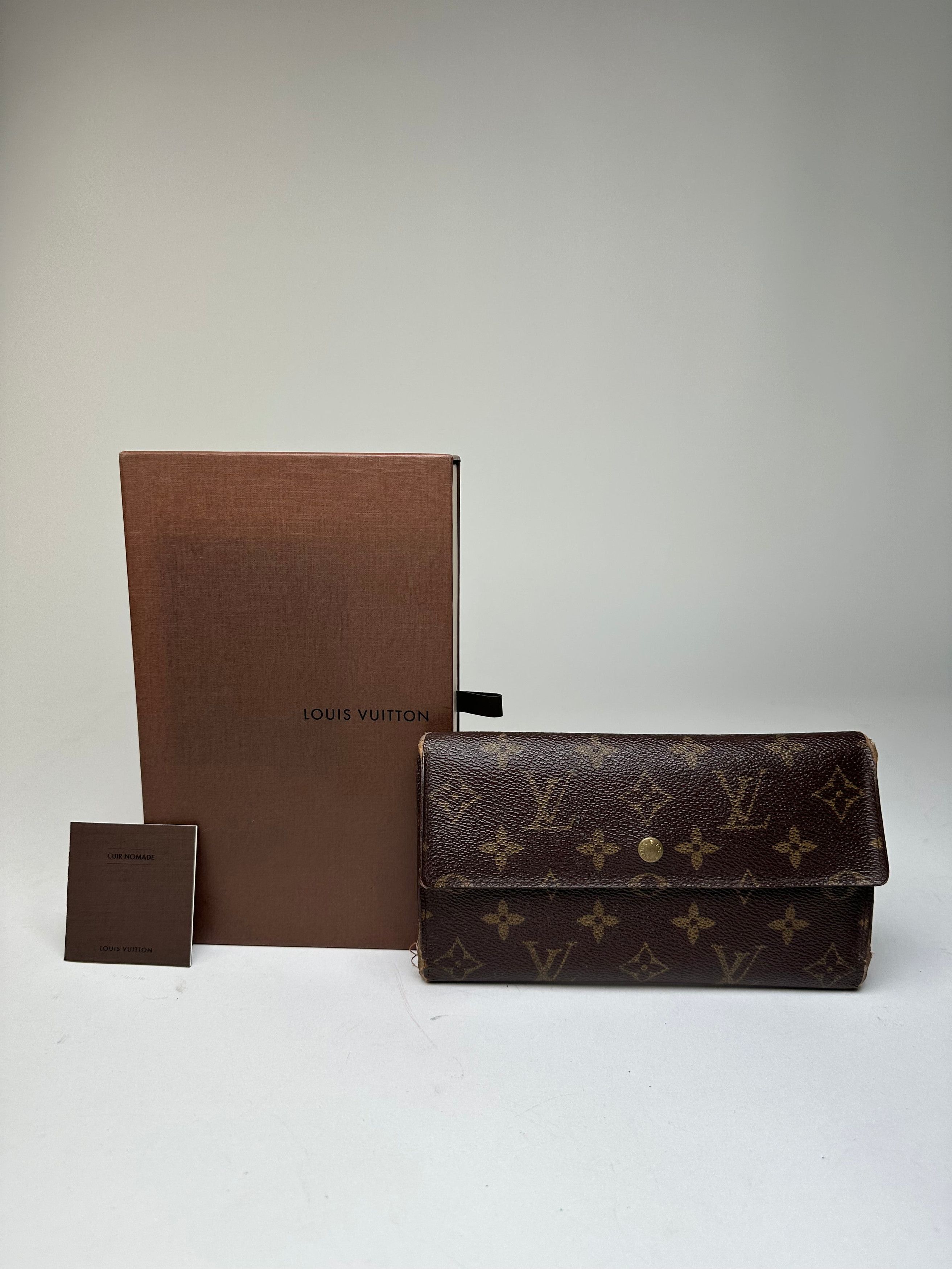 Louis Vuitton Vintage Monogram Canvas Long Wallet Brown Size ONE SIZE - 7 Thumbnail
