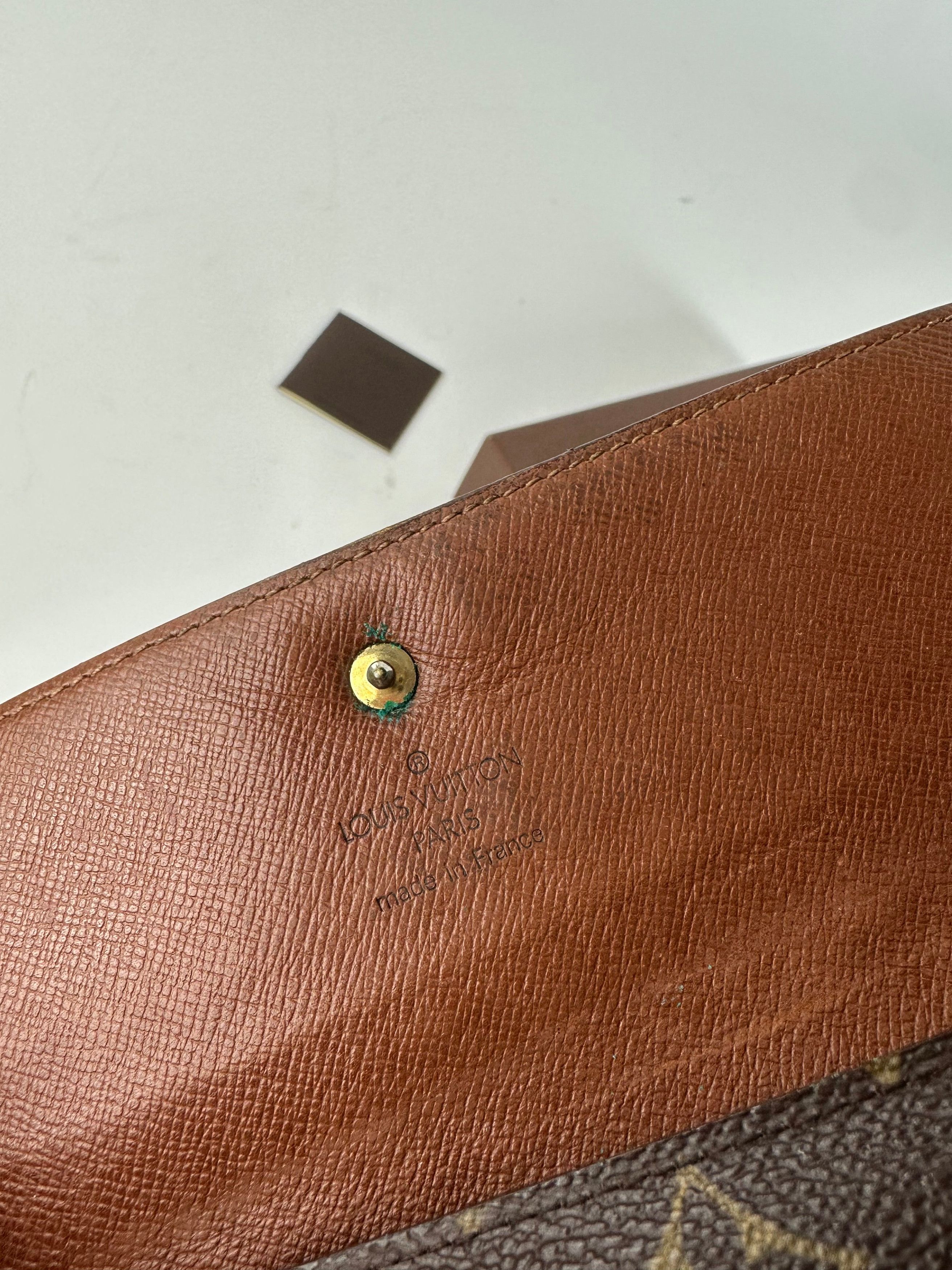 Louis Vuitton Vintage Monogram Canvas Long Wallet Brown Size ONE SIZE - 3 Thumbnail
