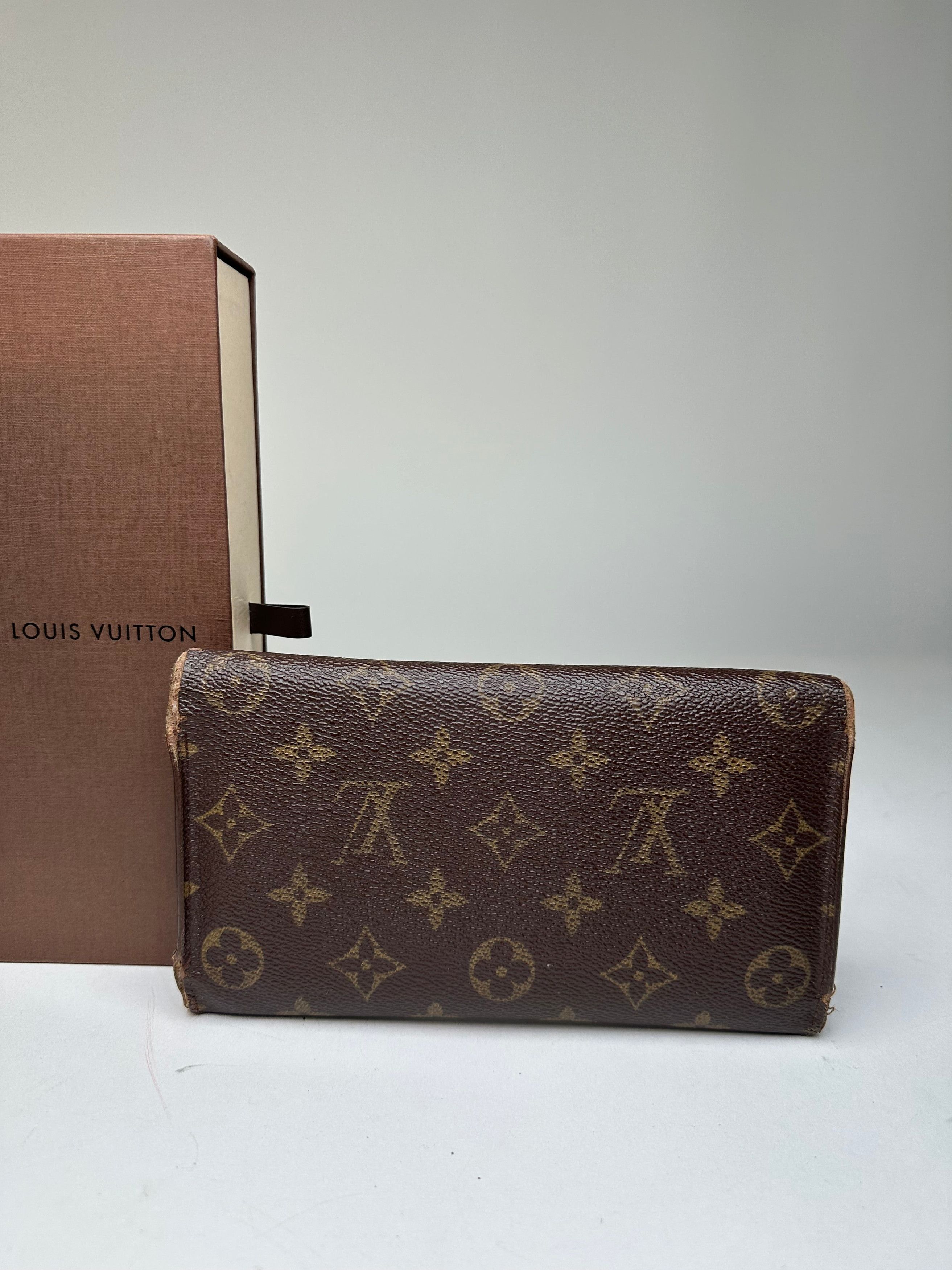 Louis Vuitton Vintage Monogram Canvas Long Wallet Brown Size ONE SIZE - 10 Thumbnail