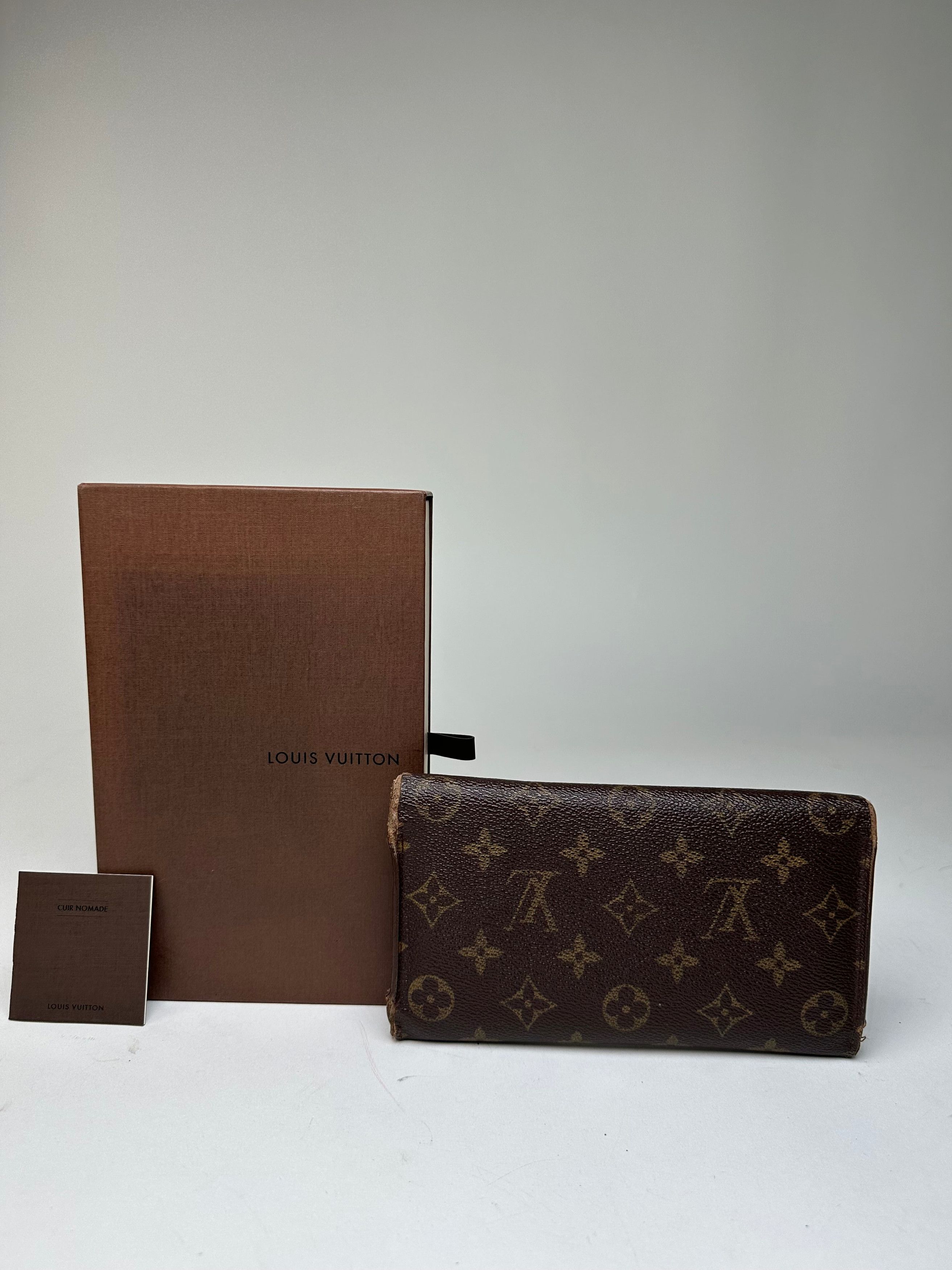 Louis Vuitton Vintage Monogram Canvas Long Wallet Brown Size ONE SIZE - 2 Thumbnail