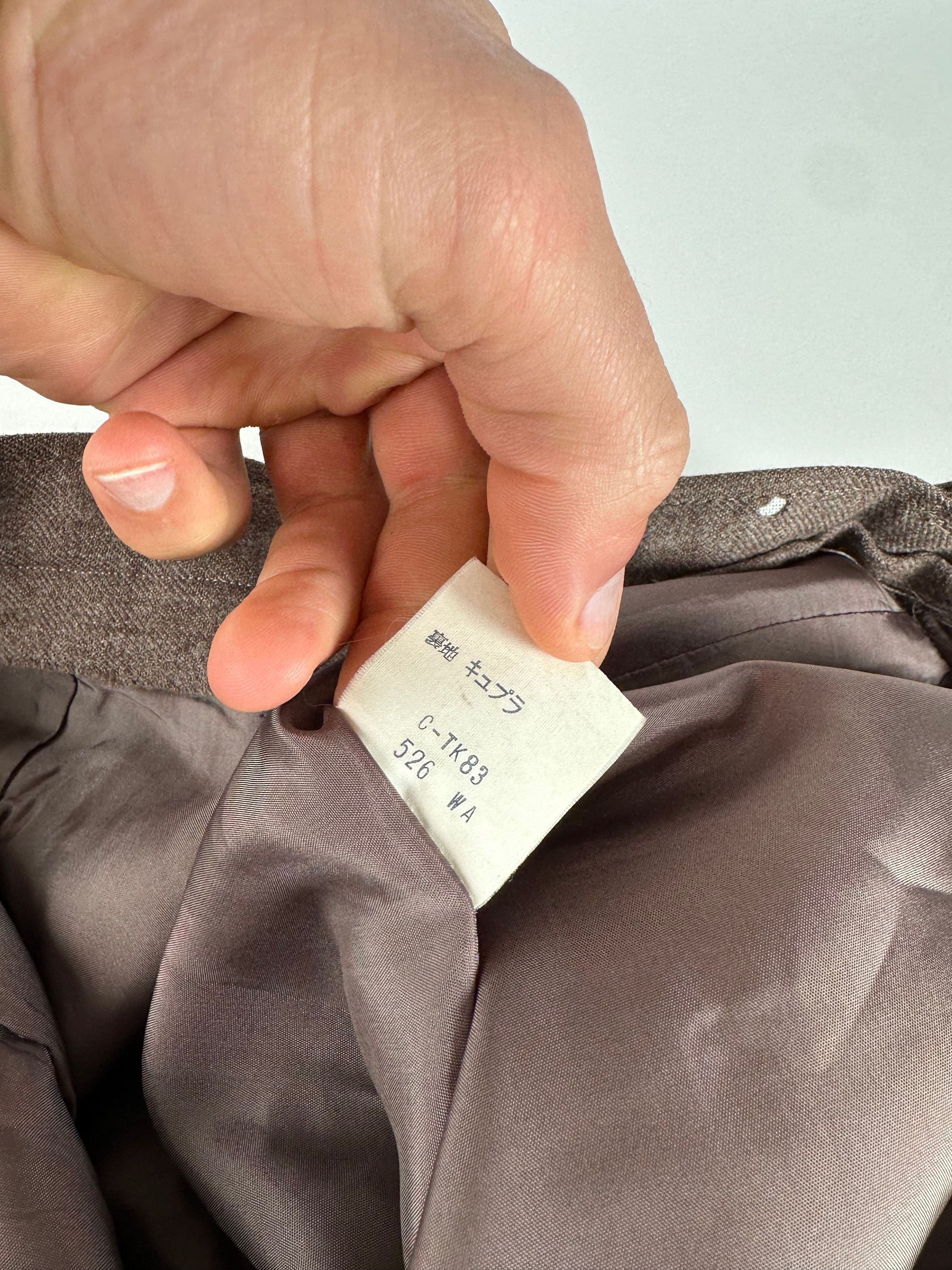 Yves Saint Laurent Vintage Wool Pants Brown 38/M Size 30" / US 8 / IT 44 - 4 Thumbnail