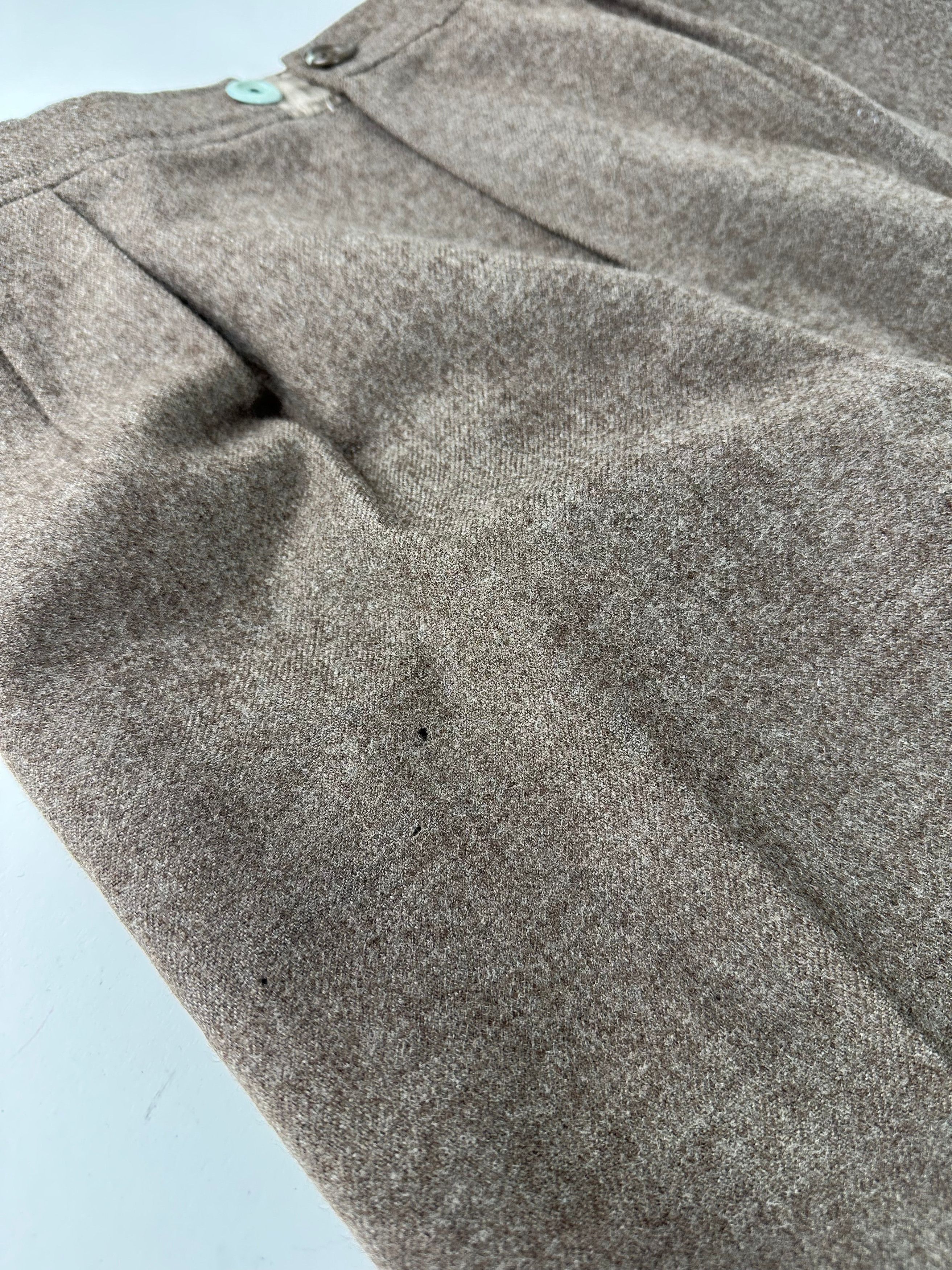 Yves Saint Laurent Vintage Wool Pants Brown 38/M Size 30" / US 8 / IT 44 - 9 Thumbnail