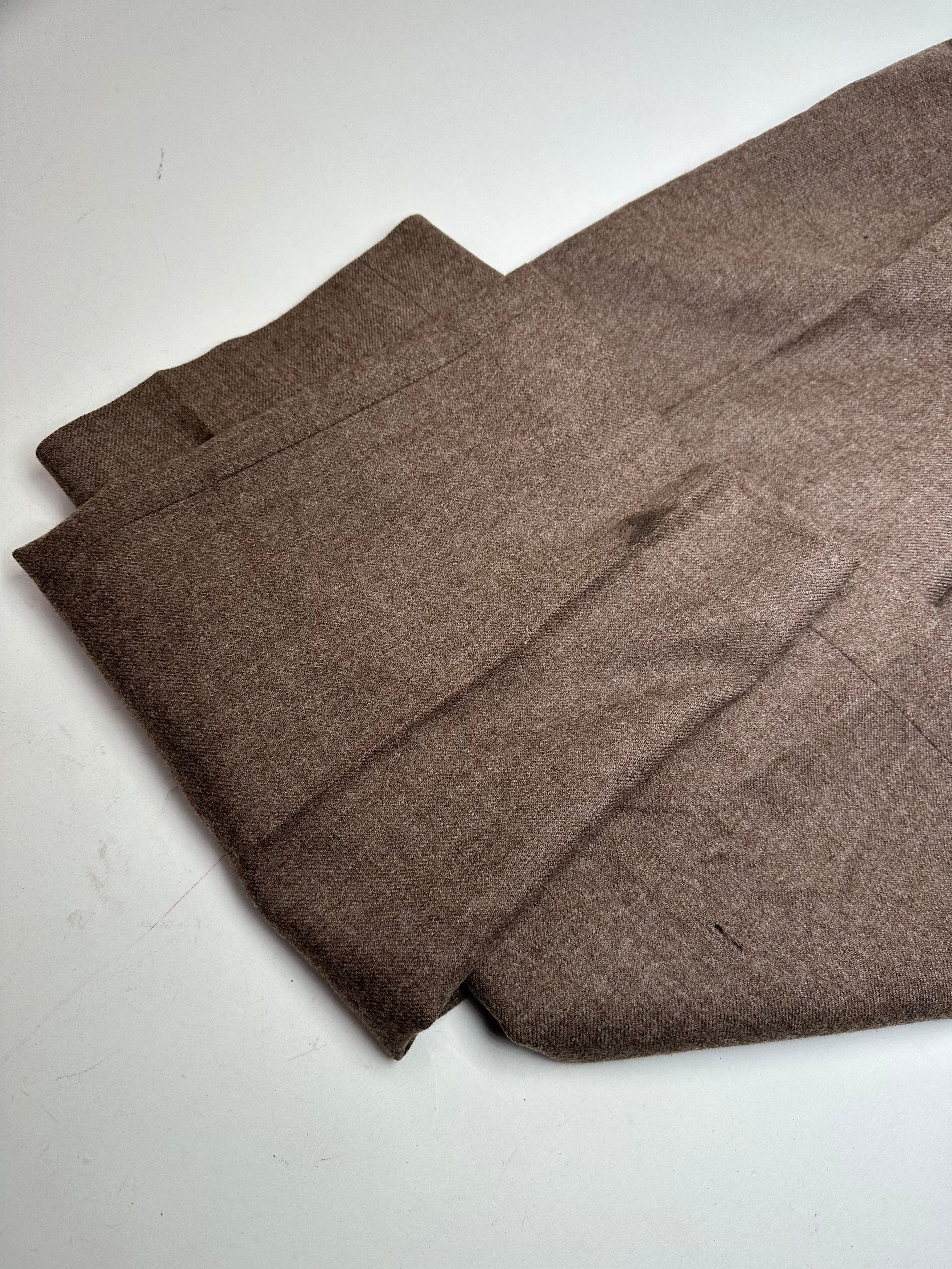 Yves Saint Laurent Vintage Wool Pants Brown 38/M Size 30" / US 8 / IT 44 - 8 Thumbnail