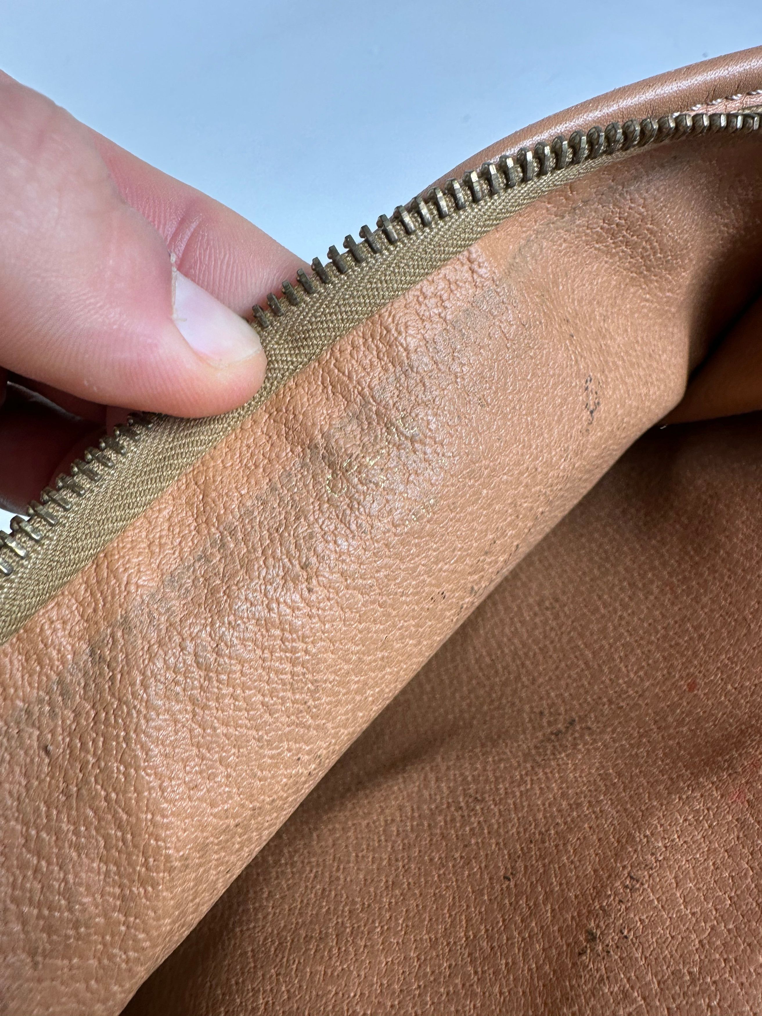 Celine Vintage Macadam Canvas Clutch Pouch Dark Brown Size ONE SIZE - 4 Thumbnail