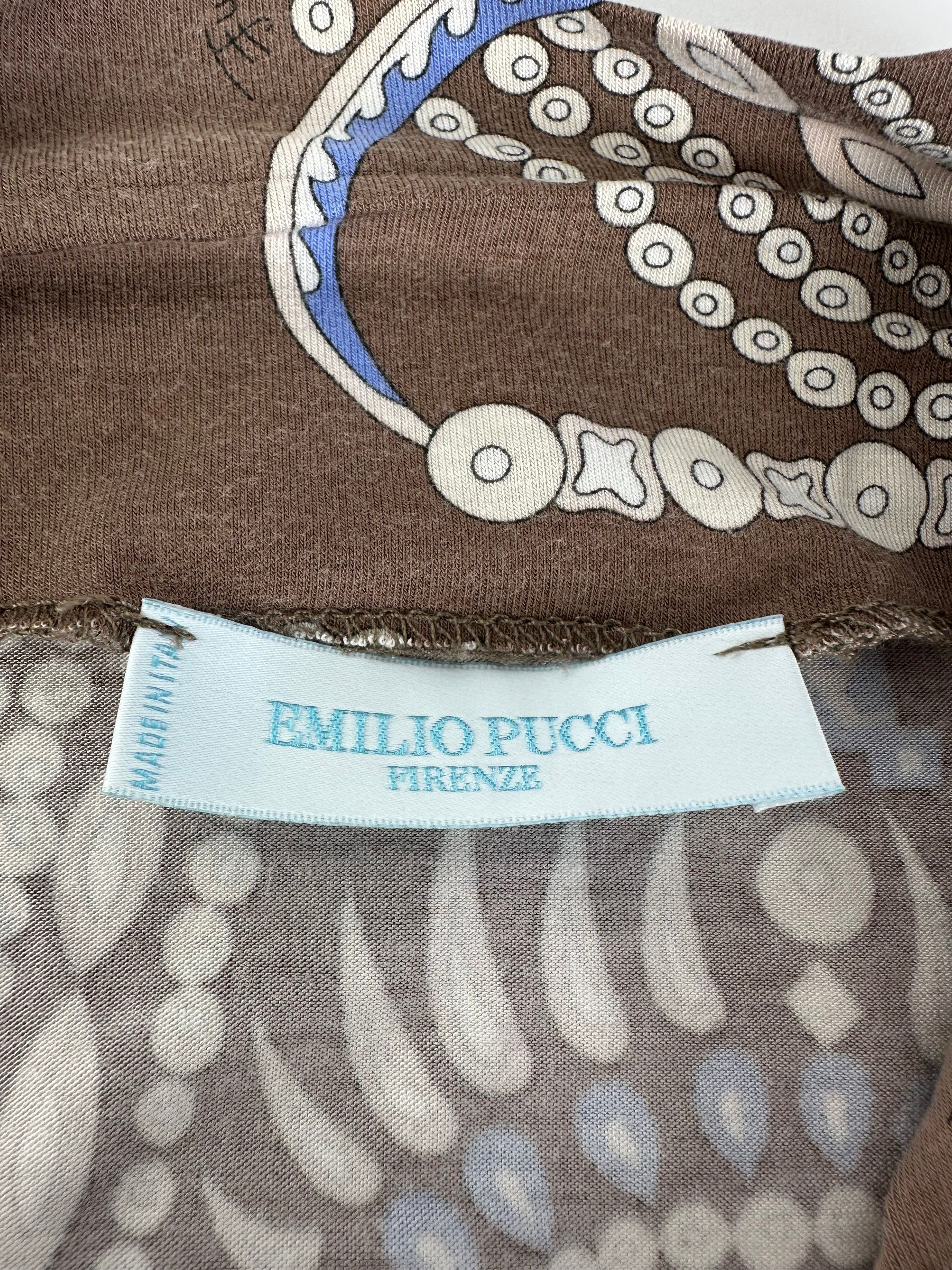 Emilio Pucci Vintage Wrap Top Rayon Multicolour S Size S / US 4 / IT 40 - 6 Thumbnail