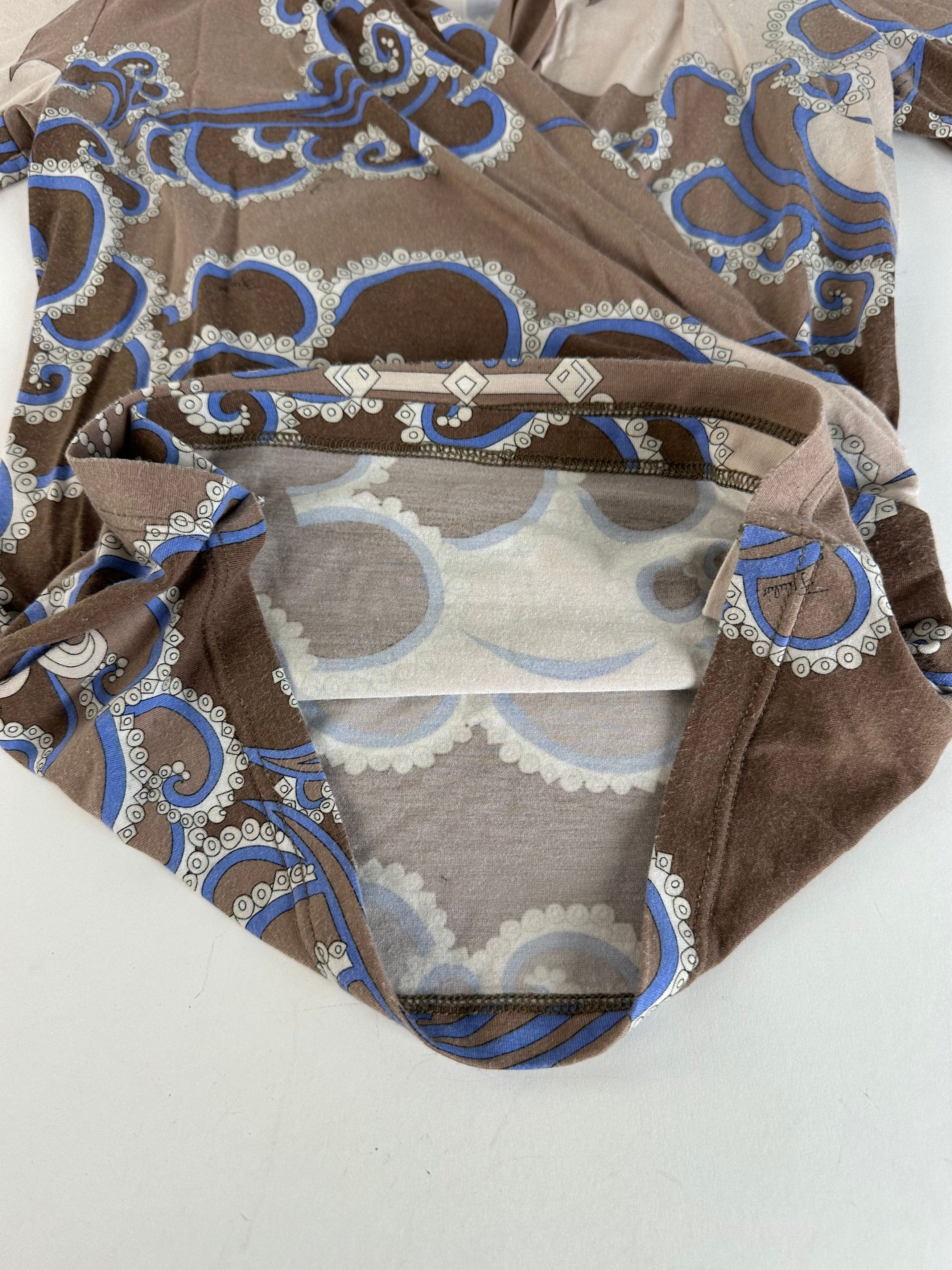 Emilio Pucci Vintage Wrap Top Rayon Multicolour S Size S / US 4 / IT 40 - 7 Thumbnail