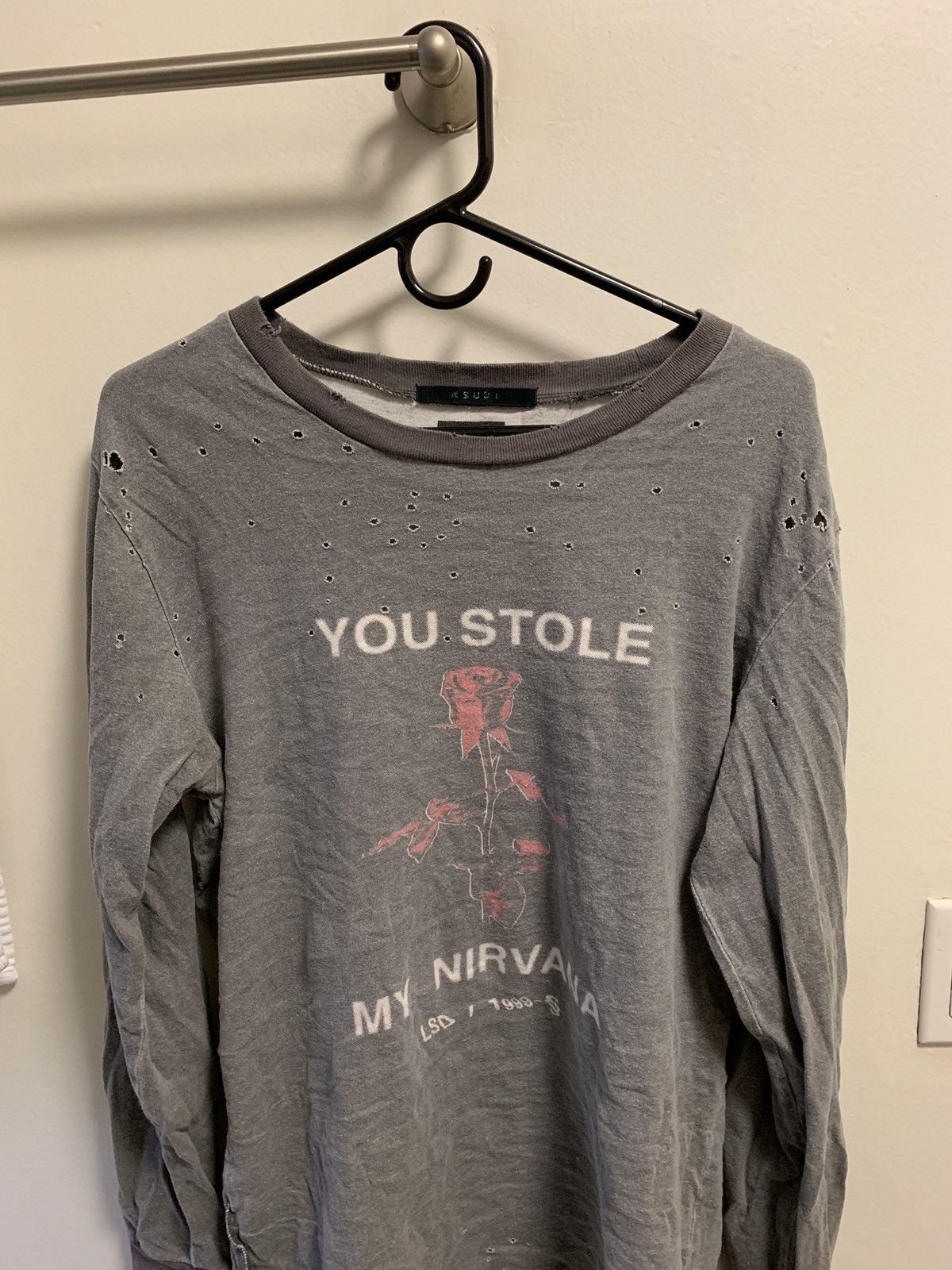 Ksubi “You stole My Nirvana”-long sleeve t-shirt | Grailed