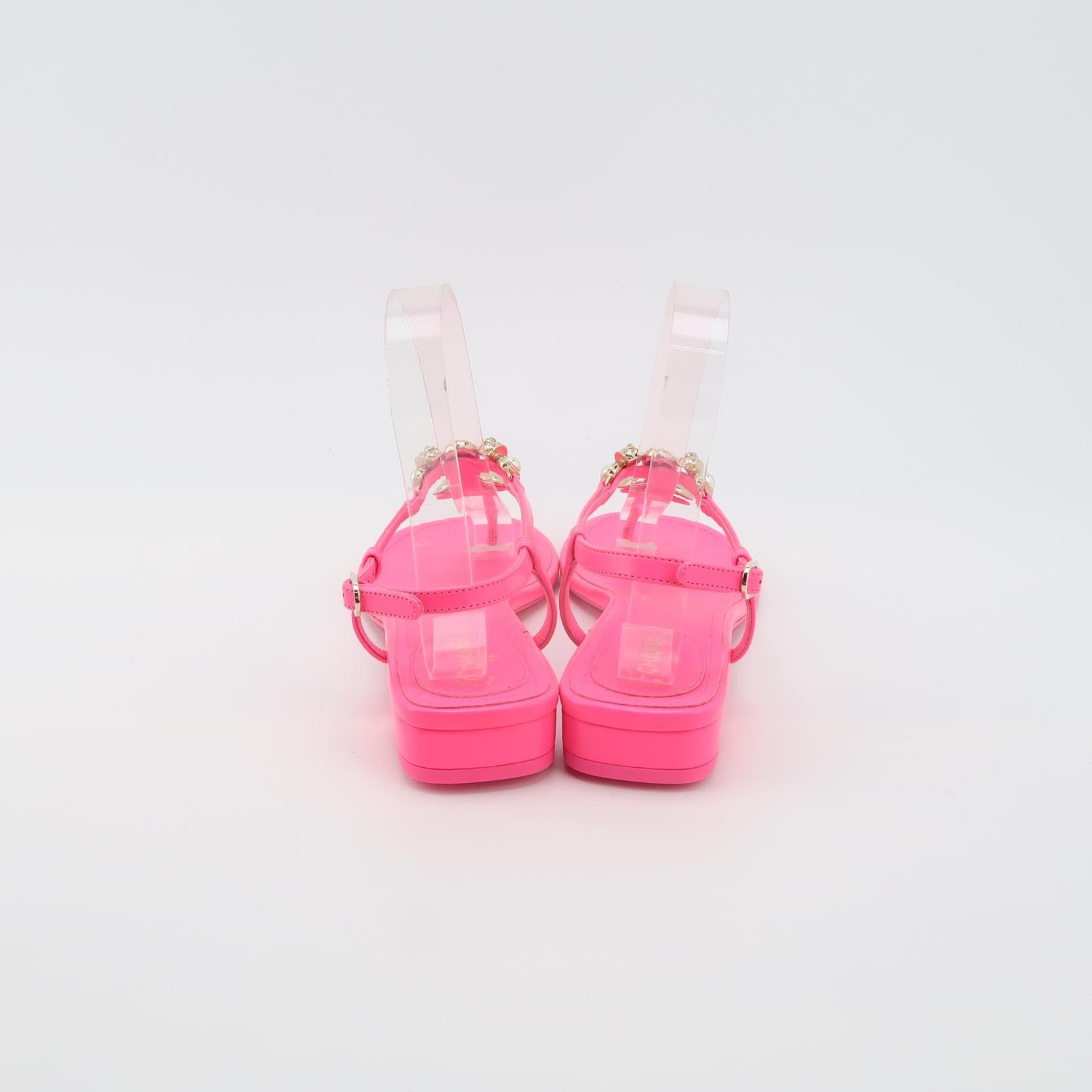 Chanel Chanel Women 8 Sandals Size US 8 / IT 38 - 4 Thumbnail