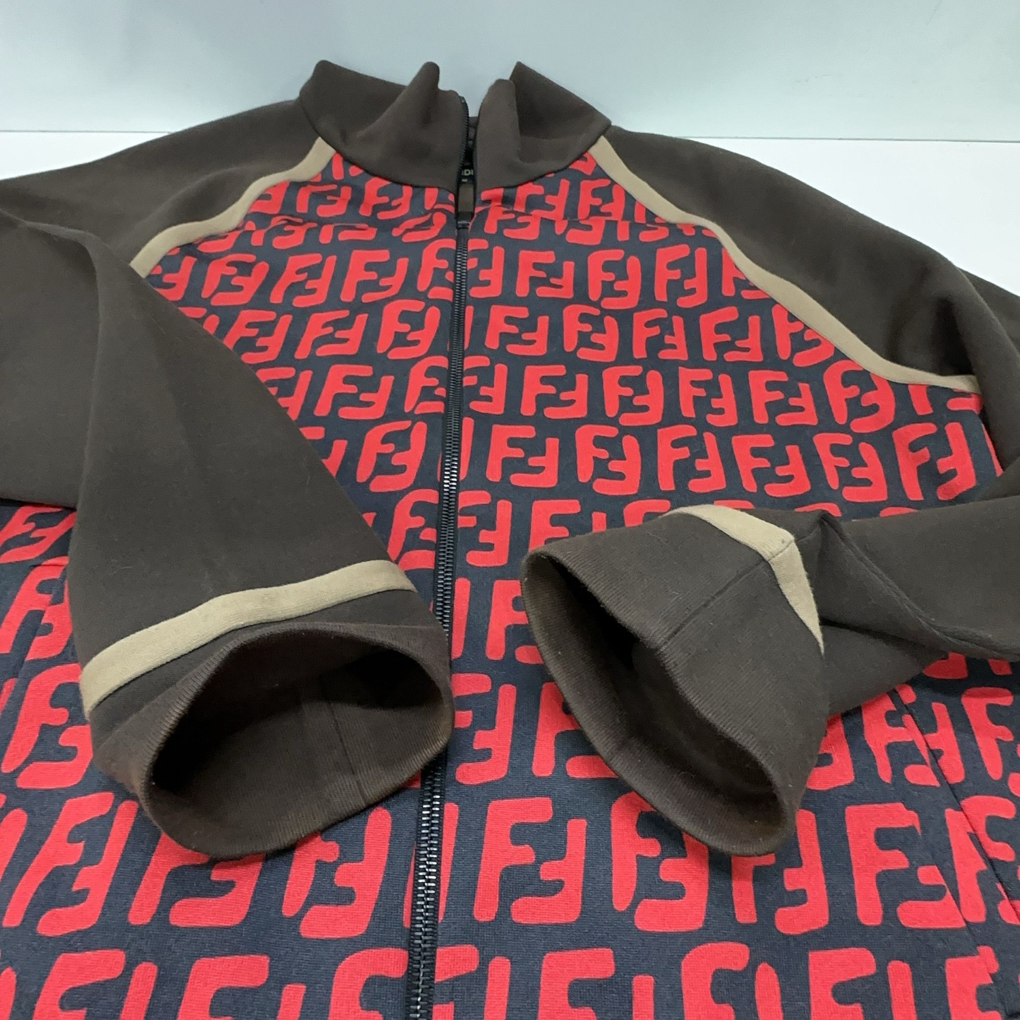 Fendi Fendi FF Monogram Zip Up Jacket Size L Size US L / EU 52-54 / 3 - 10 Thumbnail