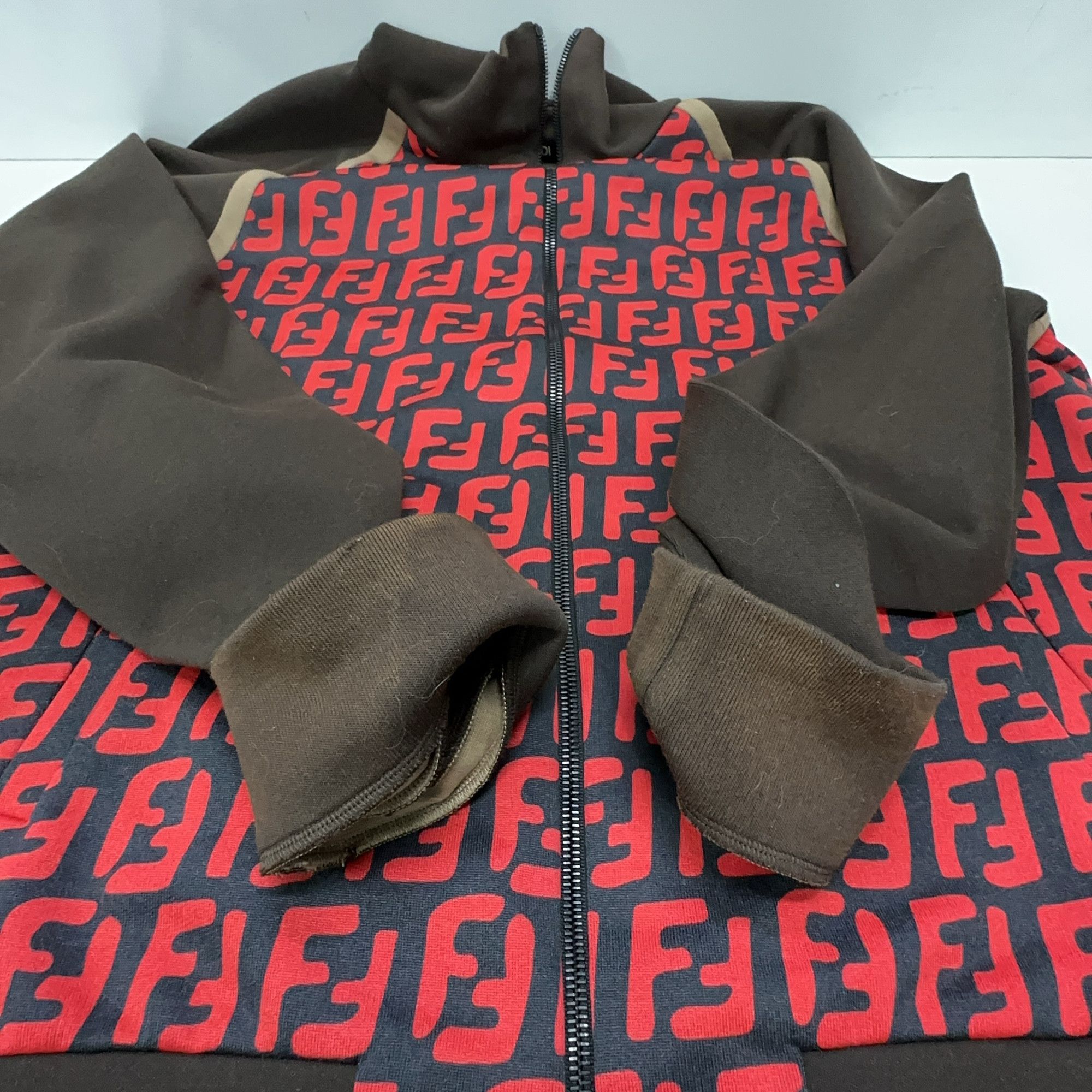 Fendi Fendi FF Monogram Zip Up Jacket Size L Size US L / EU 52-54 / 3 - 7 Thumbnail