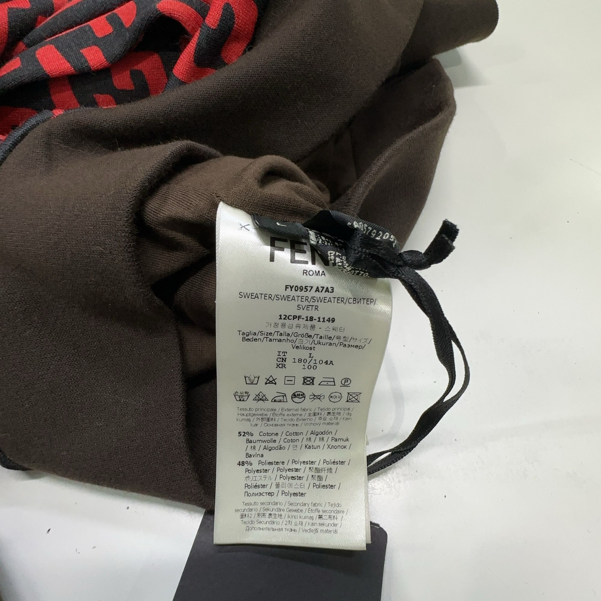 Fendi Fendi FF Monogram Zip Up Jacket Size L Size US L / EU 52-54 / 3 - 3 Thumbnail