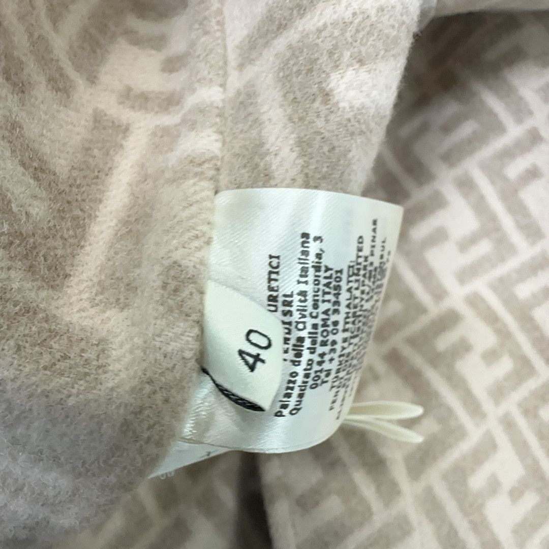 Fendi Fendi Beige Wool Coat Size 40 Size S / US 4 / IT 40 - 4 Thumbnail