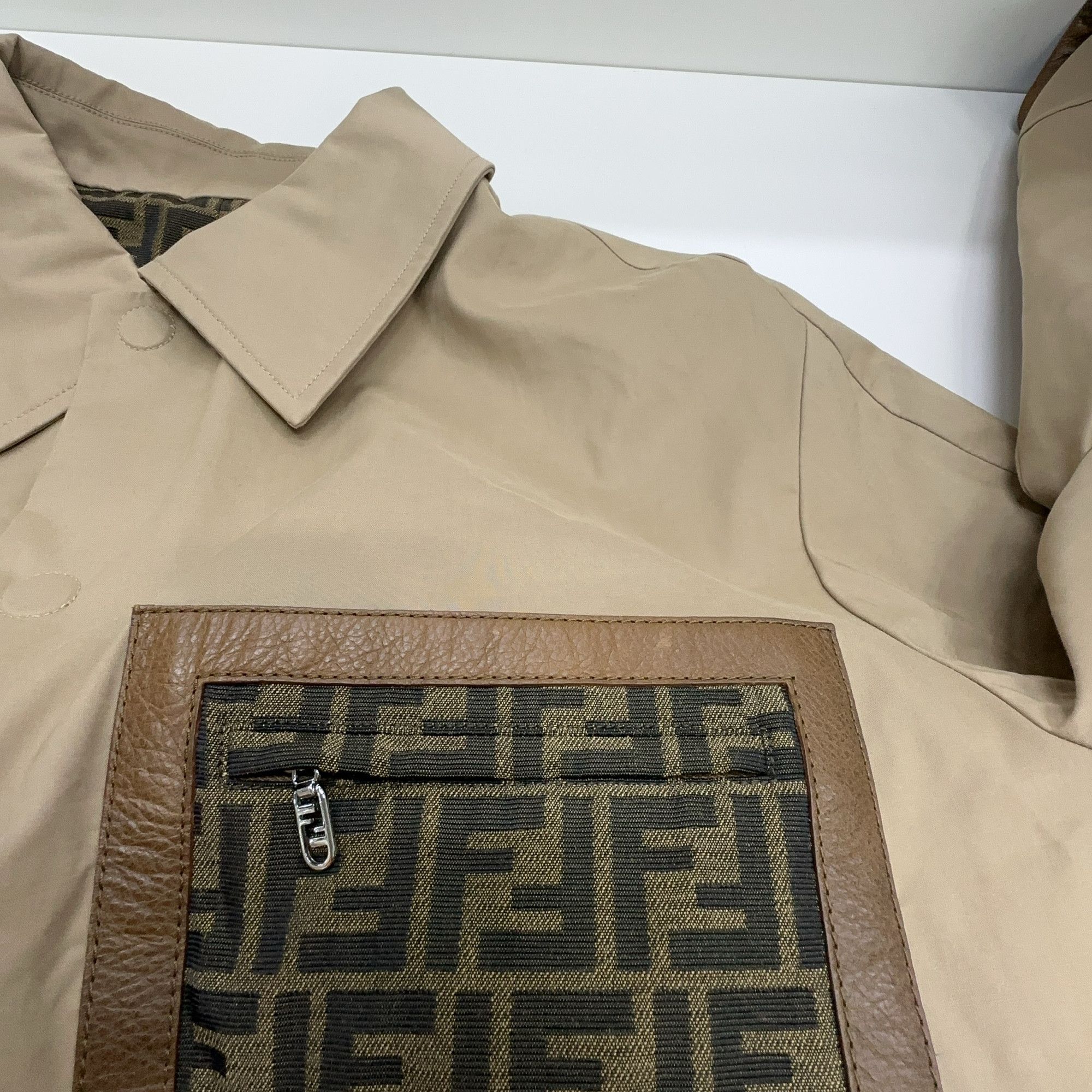 Fendi Fendi FF Logo Mackintosh Coat Size 48 Size US M / EU 48-50 / 2 - 7 Thumbnail