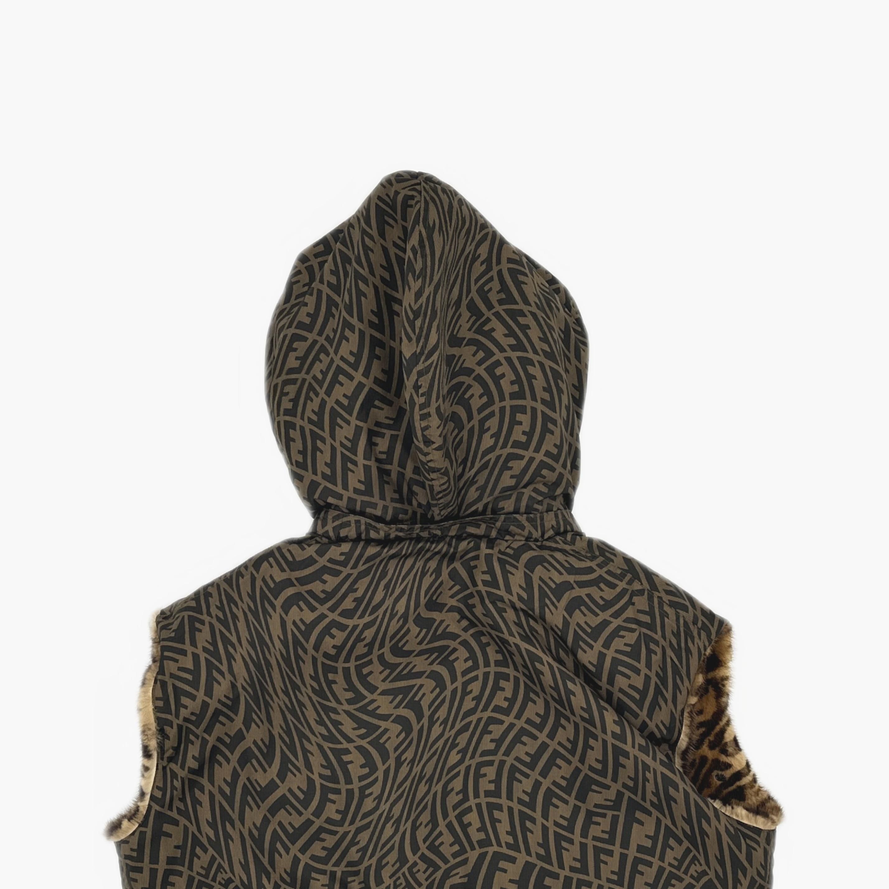 Fendi Fendi Reversible FF Logo Fur Jacket Size 36 Size XS / US 0-2 / IT 36-38 - 3 Thumbnail