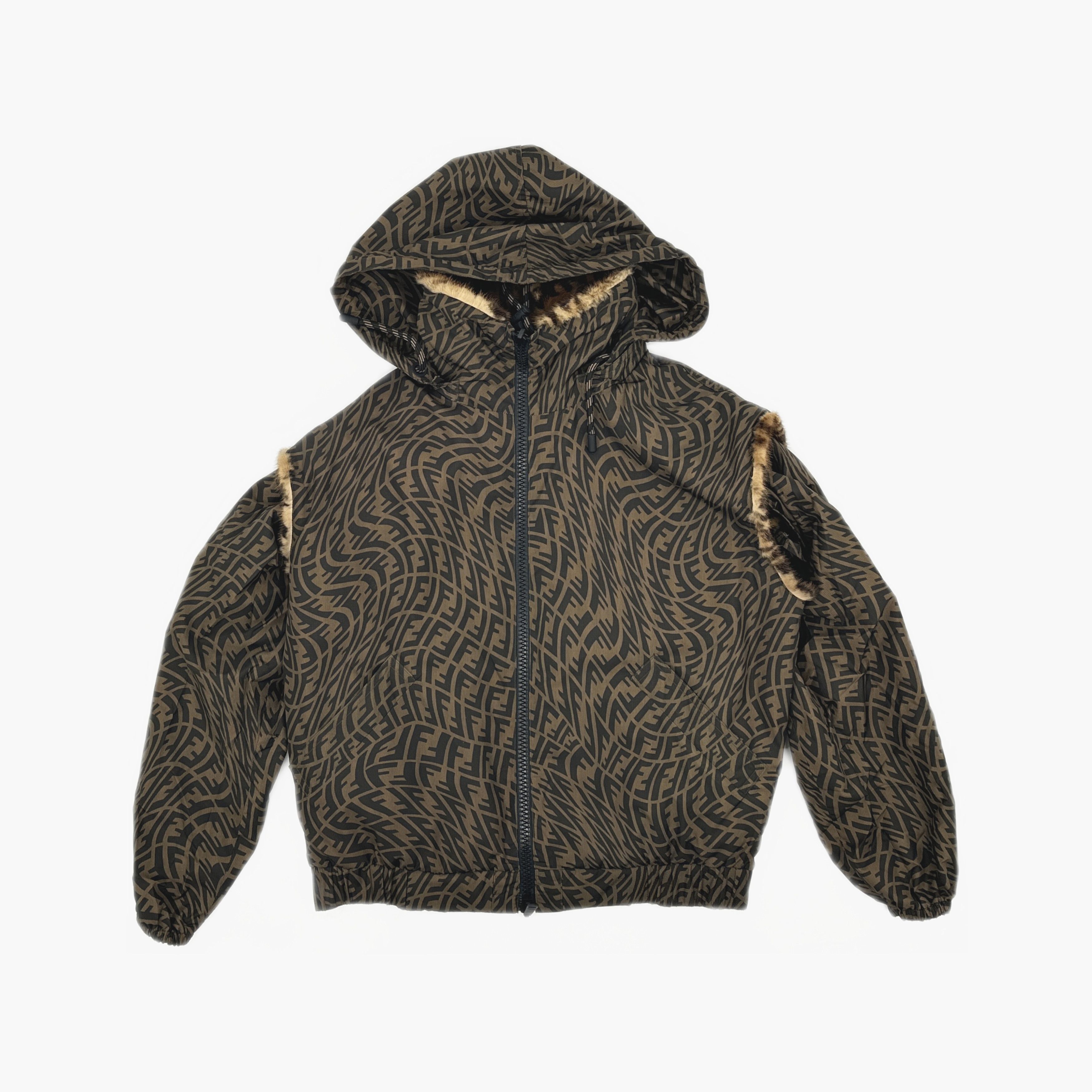 Fendi Fendi Reversible FF Logo Fur Jacket Size 36 Size XS / US 0-2 / IT 36-38 - 13 Thumbnail