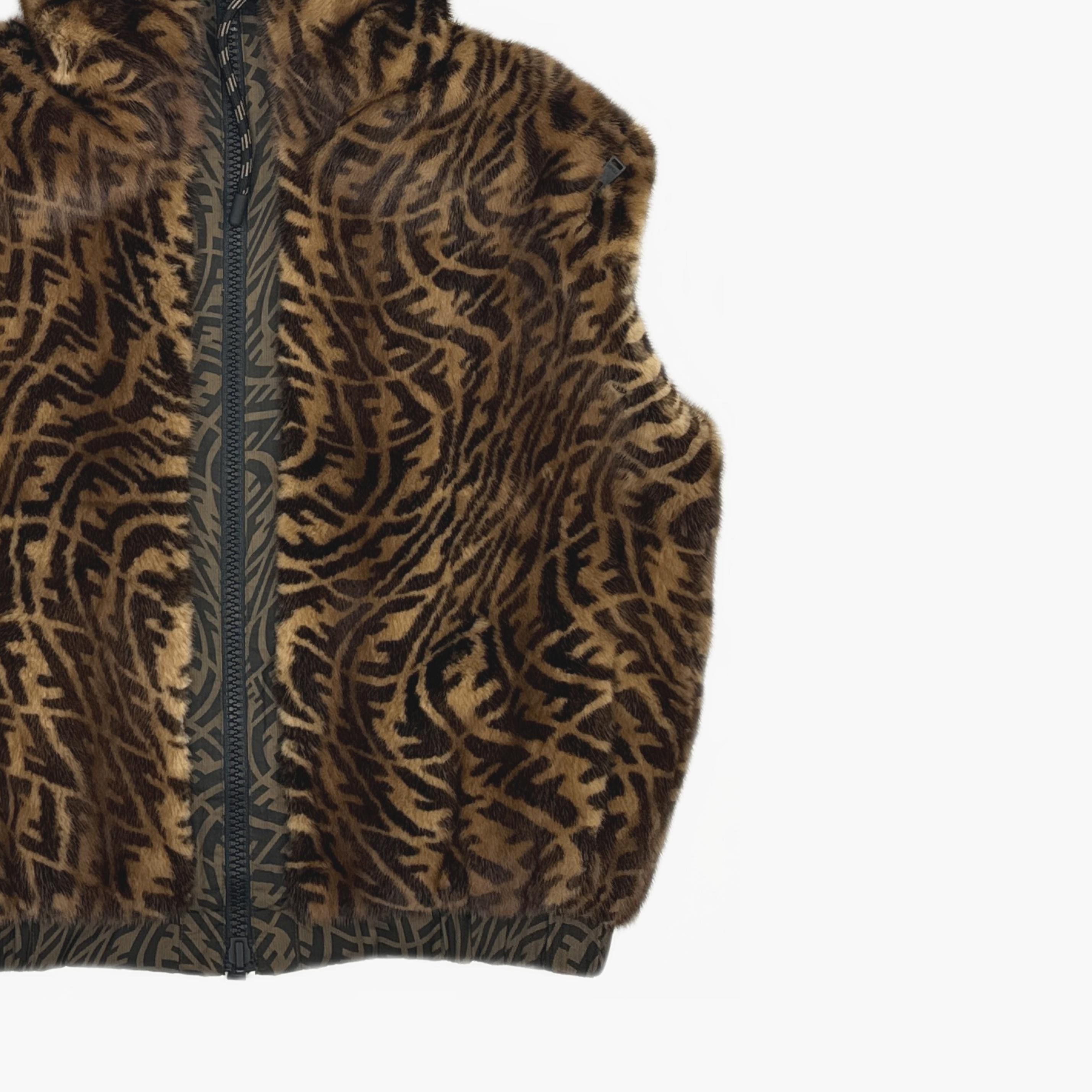Fendi Fendi Reversible FF Logo Fur Jacket Size 36 Size XS / US 0-2 / IT 36-38 - 11 Thumbnail