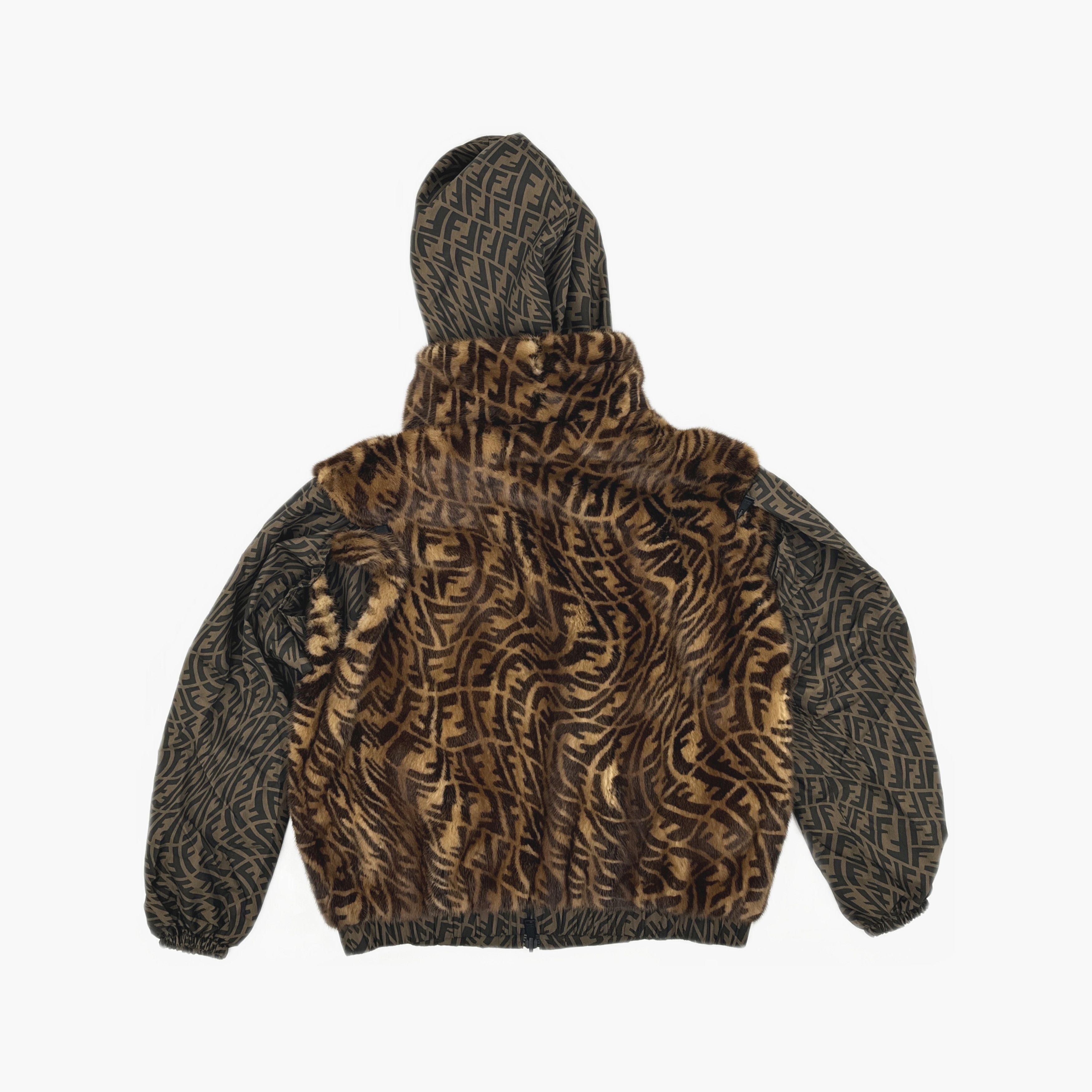 Fendi Fendi Reversible FF Logo Fur Jacket Size 36 Size XS / US 0-2 / IT 36-38 - 12 Thumbnail