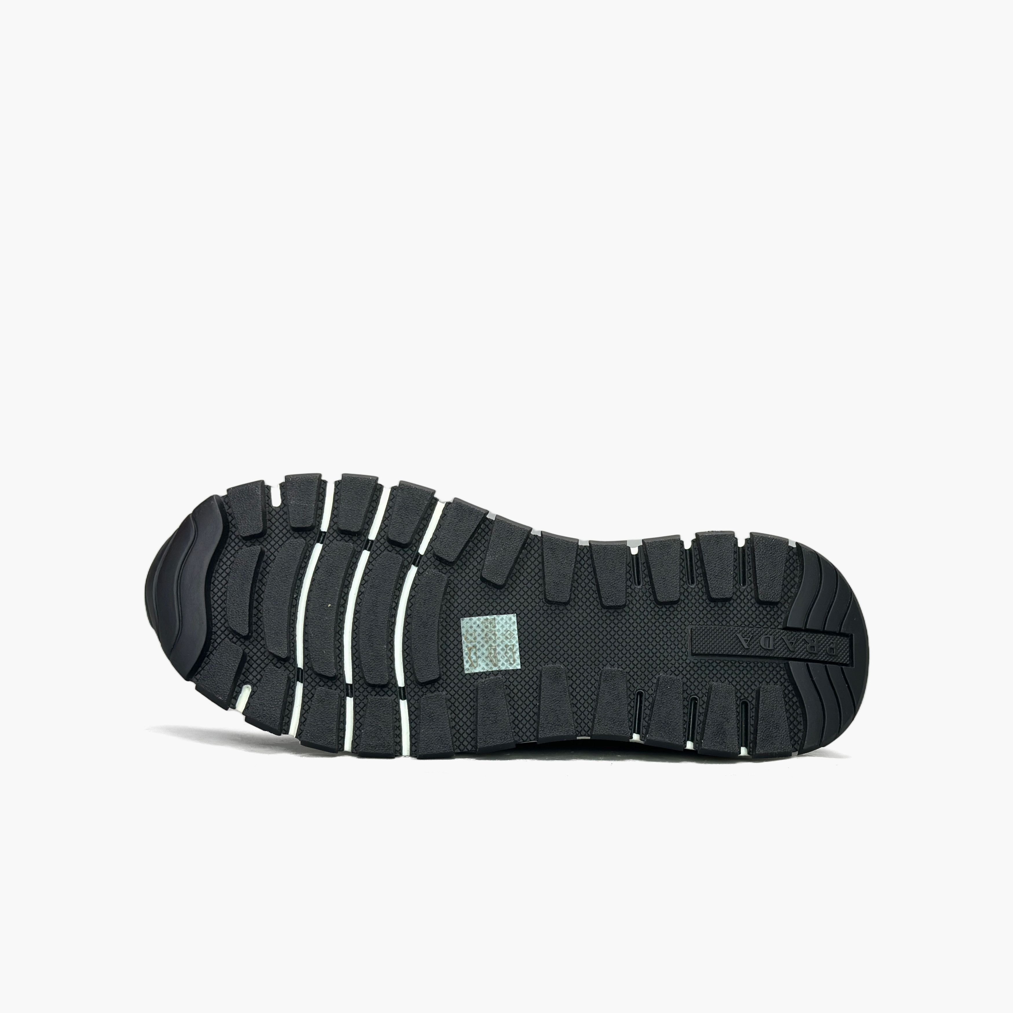Prada Prada Black Leather Low-Top Sneakers Size 37 Size US 7 / IT 37 - 8 Thumbnail