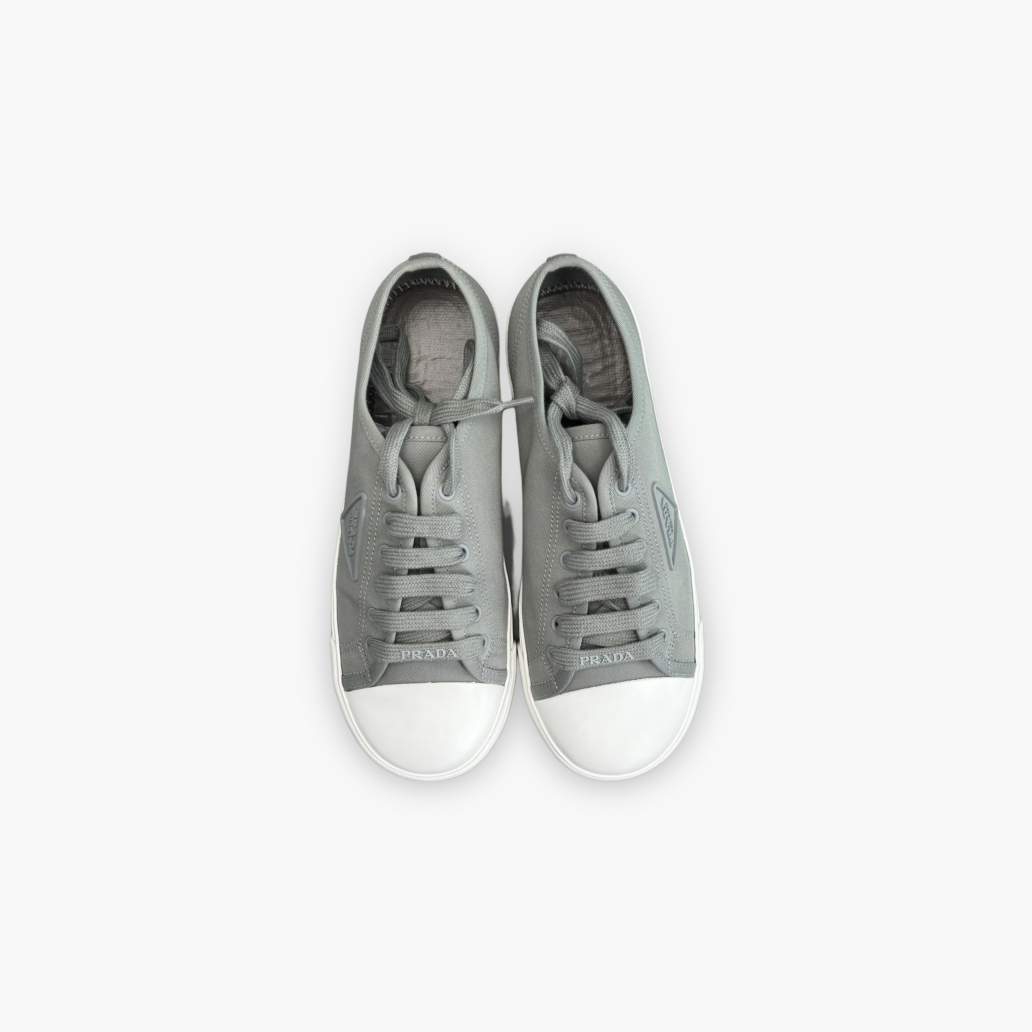 Prada Prada Canvas Logo Low-Top Sneakers US 8 / EU 41 Size US 8 / EU 41 - 9 Thumbnail