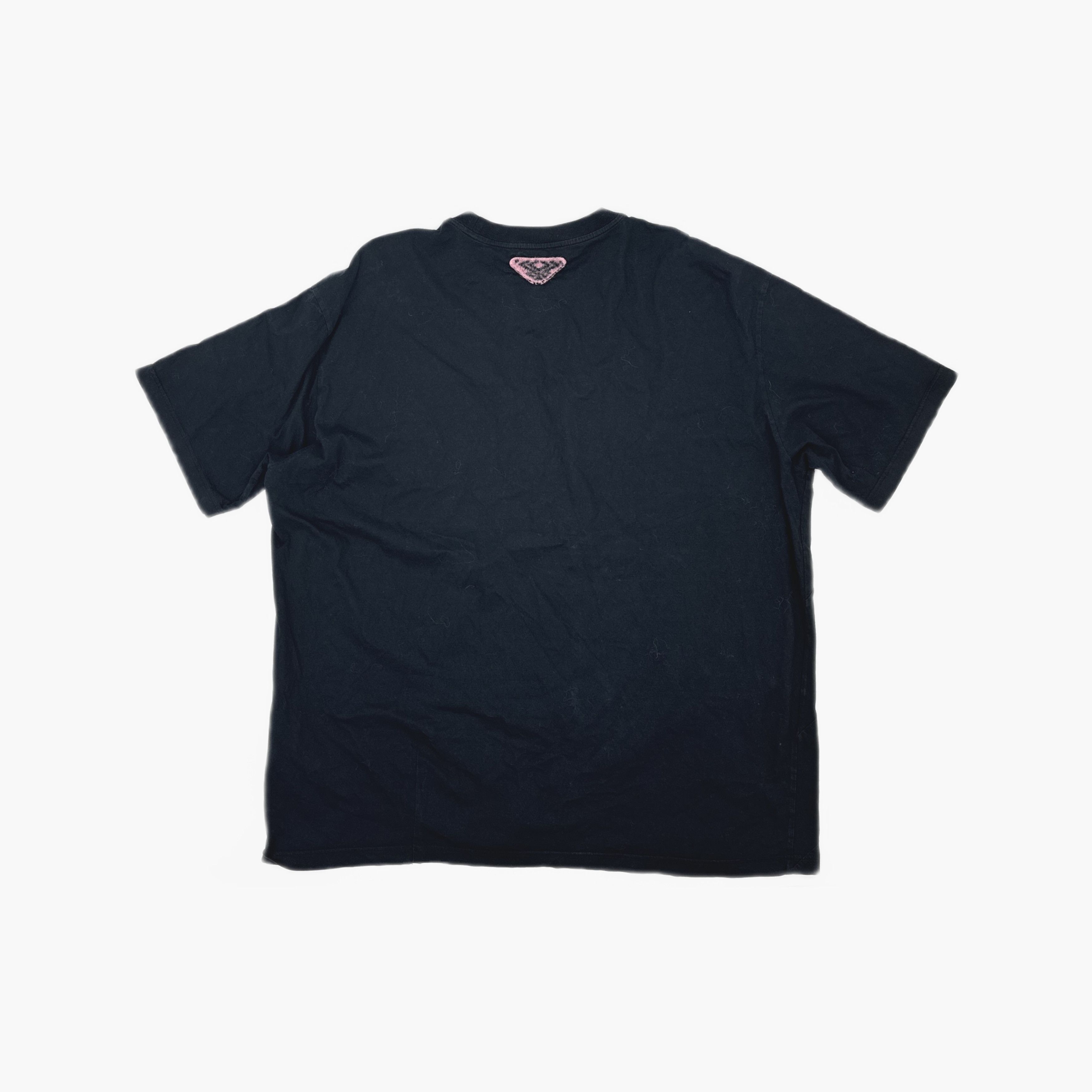 Prada Prada Logo Patch T-Shirt Black Size XL Size US XL / EU 56 / 4 - 2 Thumbnail