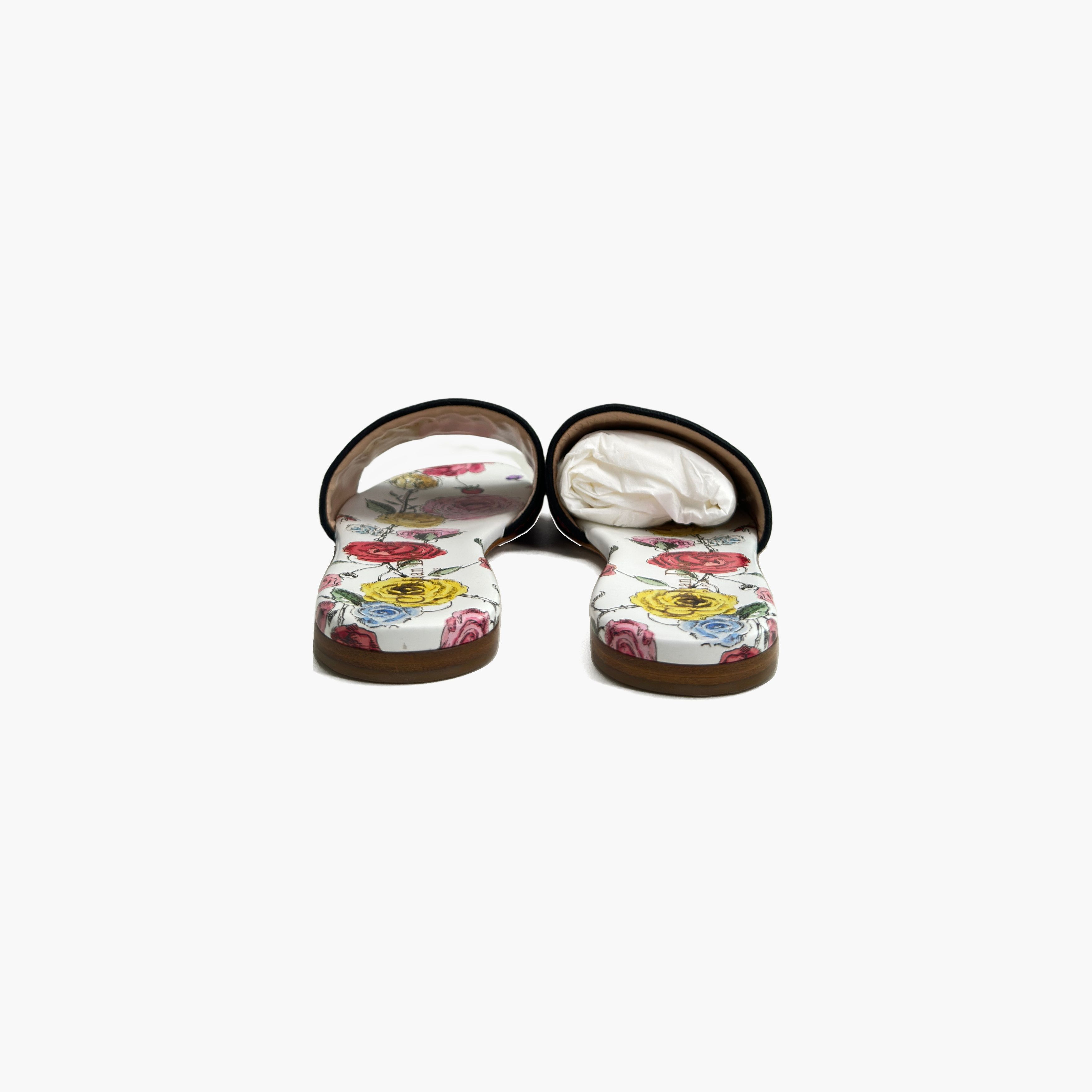 Dior Dior Dway Floral Slides Size 37 Size US 7 / IT 37 - 6 Thumbnail