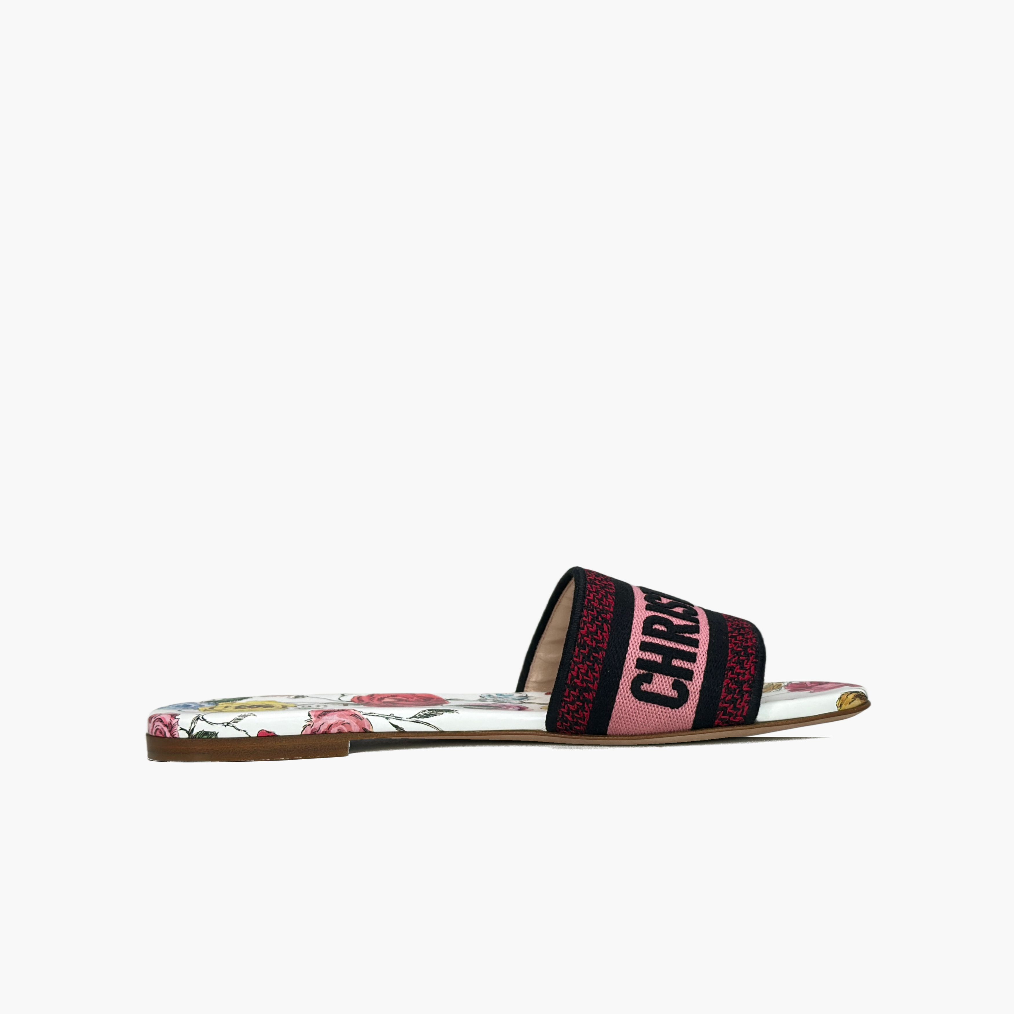 Dior Dior Dway Floral Slides Size 37 Size US 7 / IT 37 - 2 Thumbnail