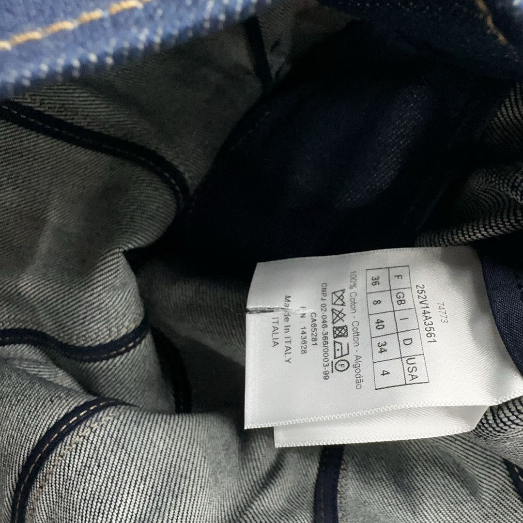 Dior Dior Denim Bee Blazer Size FR 36 Size XS / US 0-2 / IT 36-38 - 5 Thumbnail
