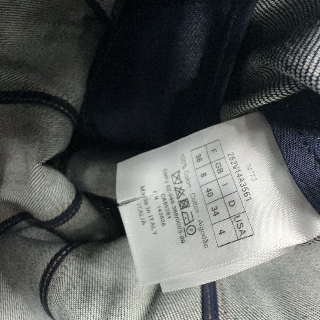 Dior Dior Denim Bee Blazer Size FR 36 Size XS / US 0-2 / IT 36-38 - 3 Thumbnail