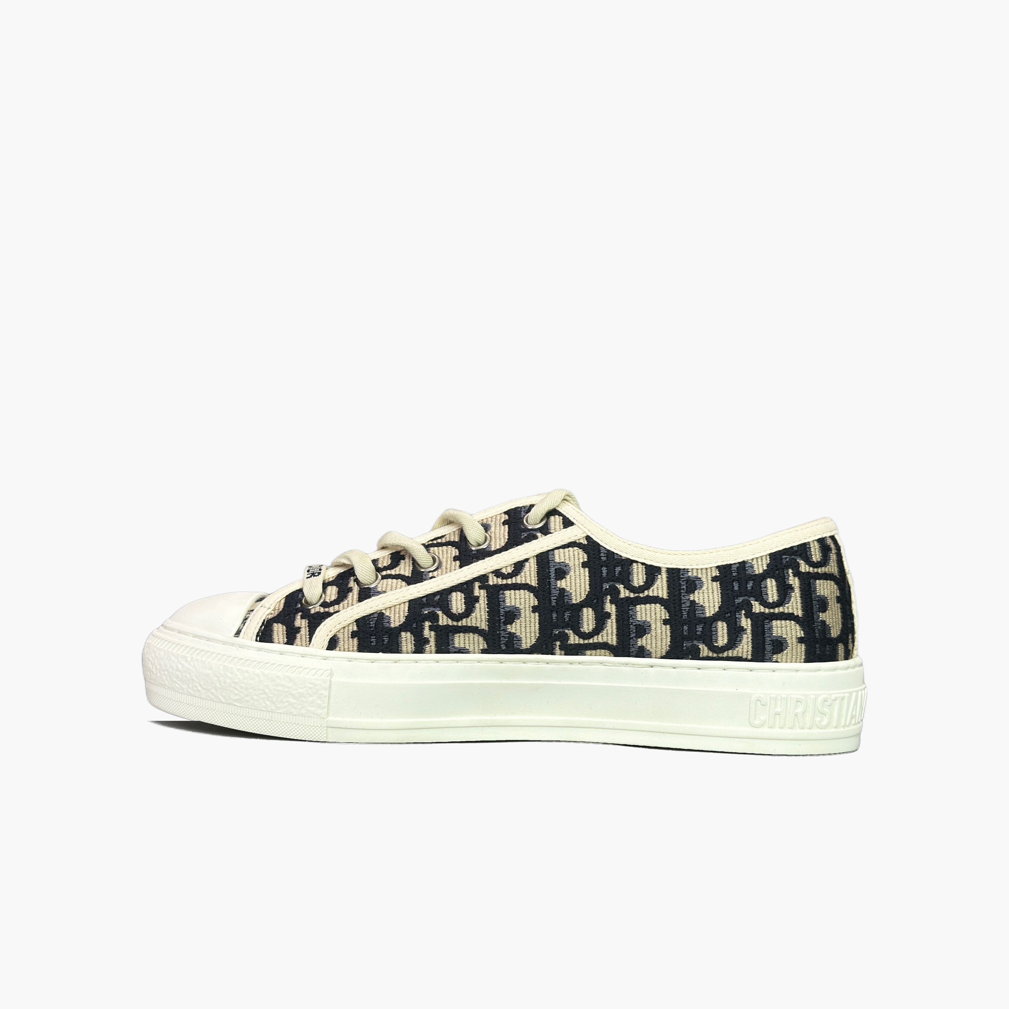 Dior Dior Walk'n'Dior Oblique Low-Top Sneakers Size 38 Size US 8 / IT 38 - 3 Thumbnail
