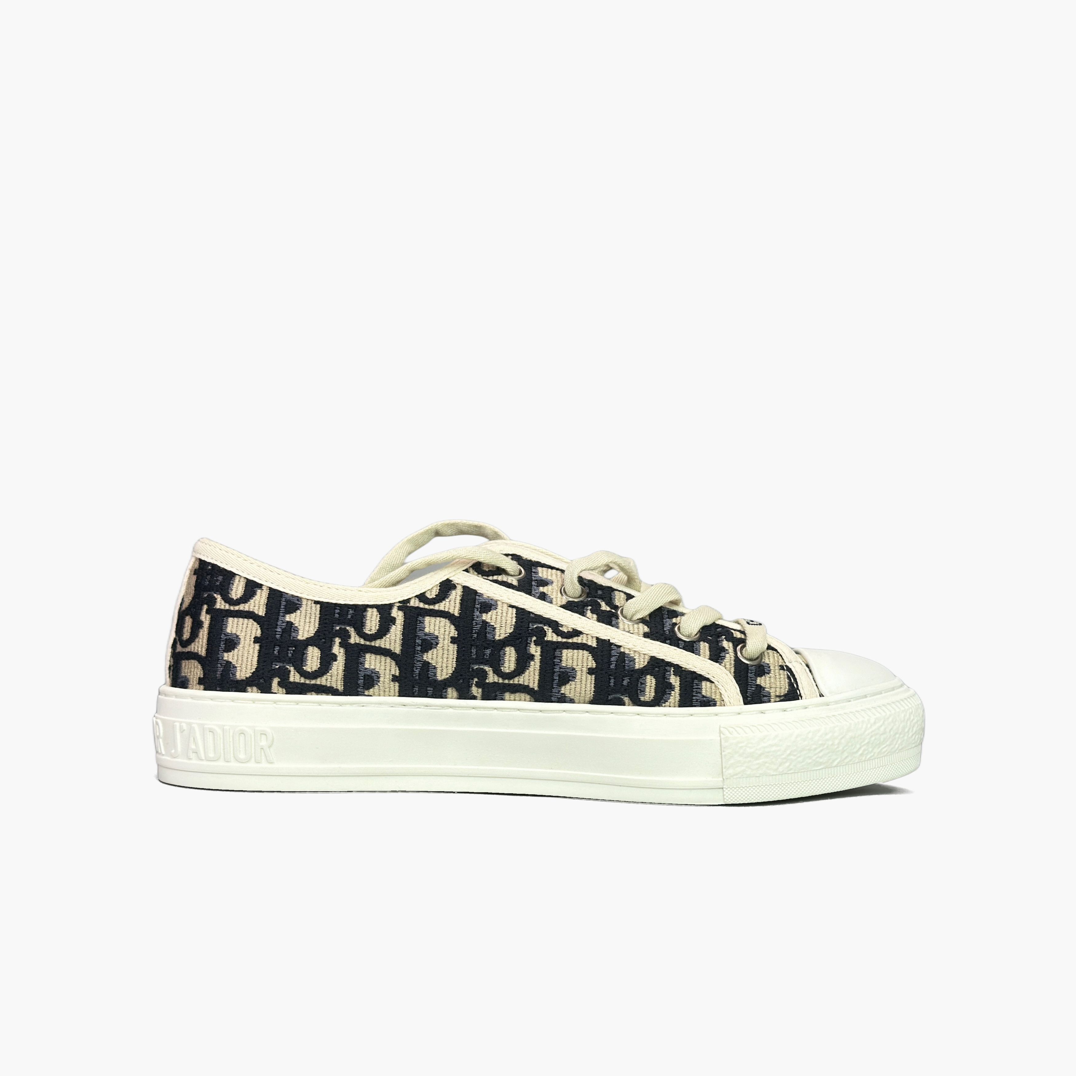 Dior Dior Walk'n'Dior Oblique Low-Top Sneakers Size 38 Size US 8 / IT 38 - 2 Thumbnail