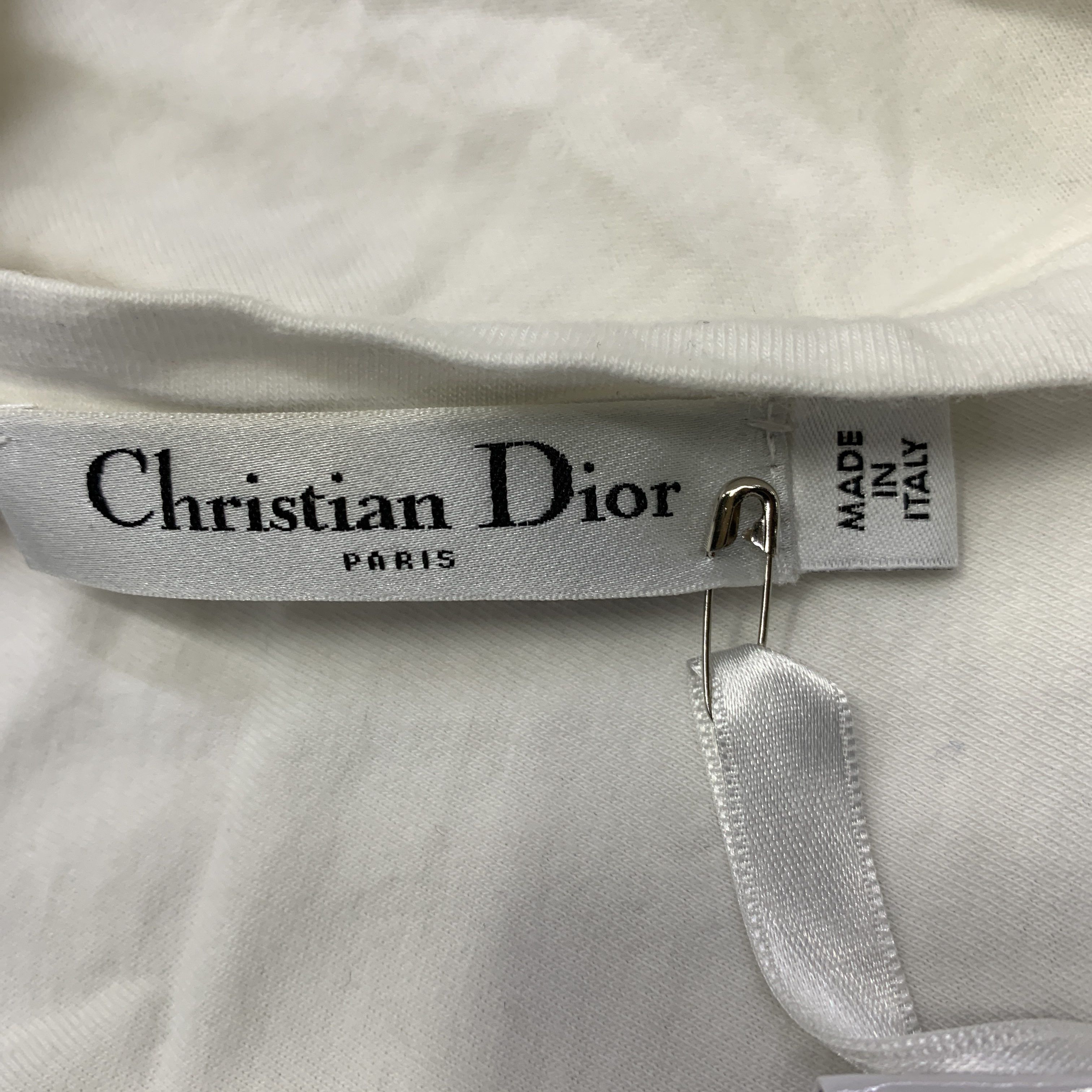 Dior Dior Logo Cotton T-Shirt Size XS Size US XS / EU 42 / 0 - 2 Thumbnail