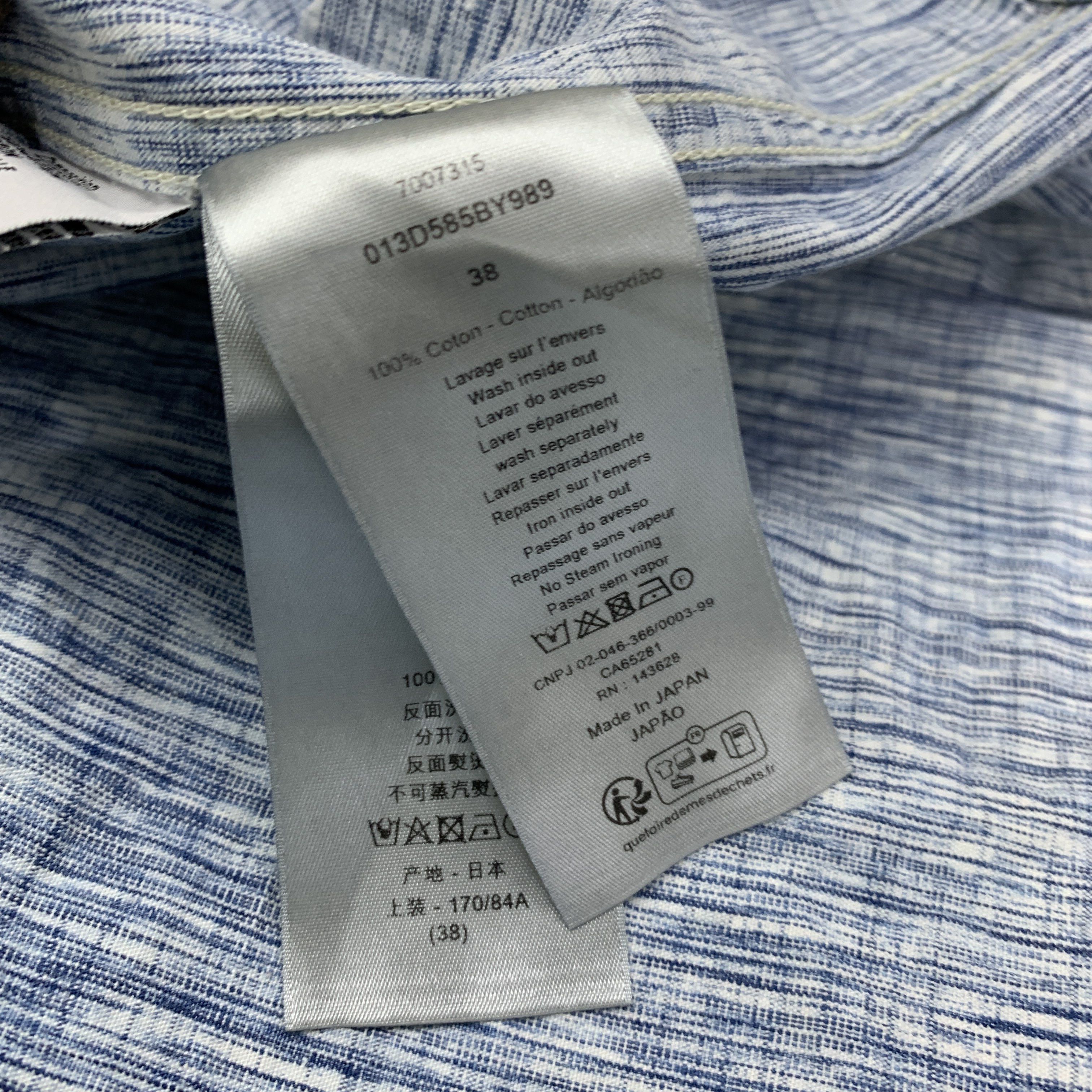 Dior Dior Oblique Kasuri Print Shirt Size S Size US S / EU 44-46 / 1 - 4 Thumbnail