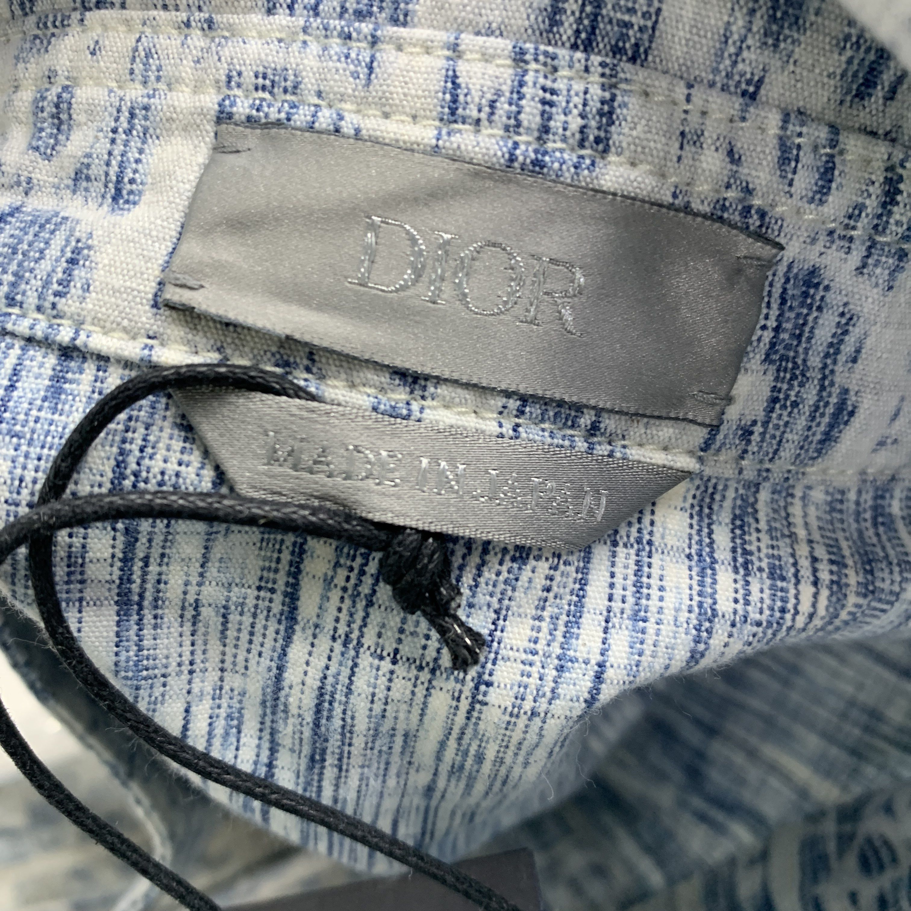 Dior Dior Oblique Kasuri Print Shirt Size S Size US S / EU 44-46 / 1 - 3 Thumbnail