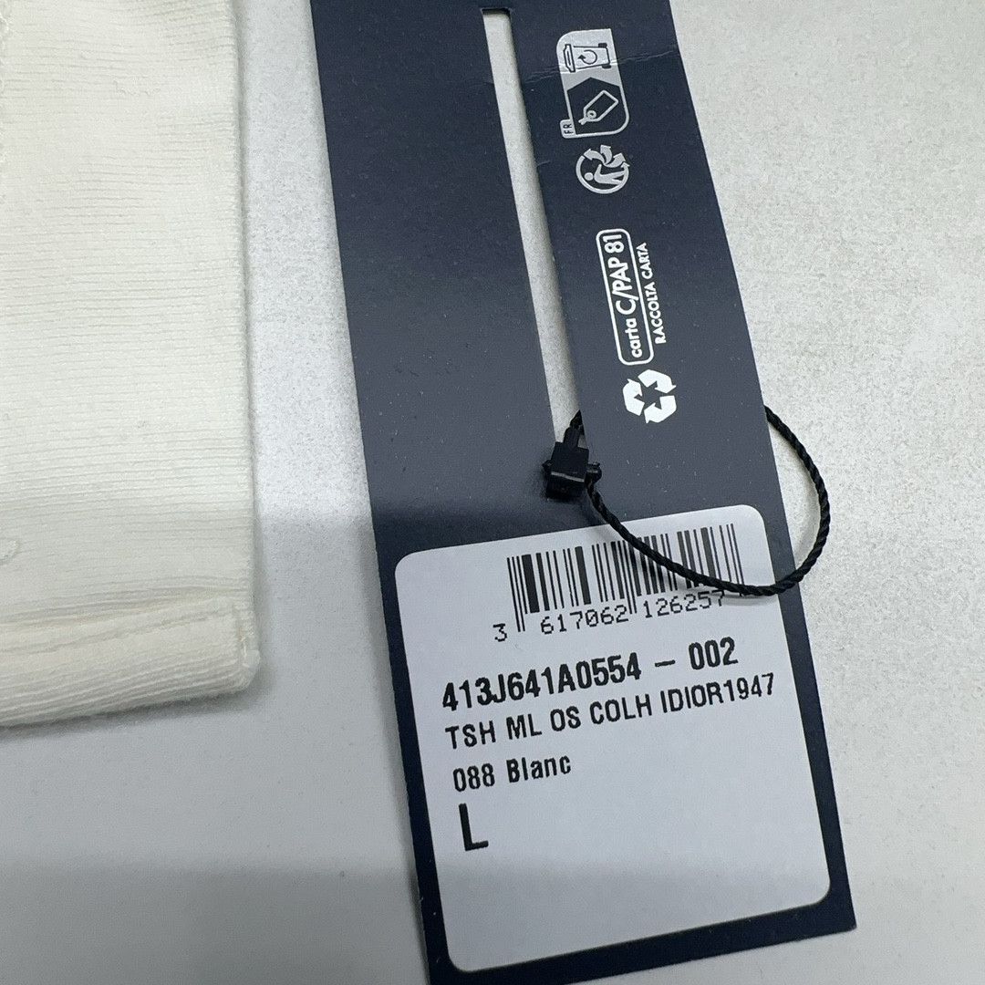 Dior Dior High Neck Long Sleeve T-Shirt Size L Size US L / EU 52-54 / 3 - 4 Thumbnail