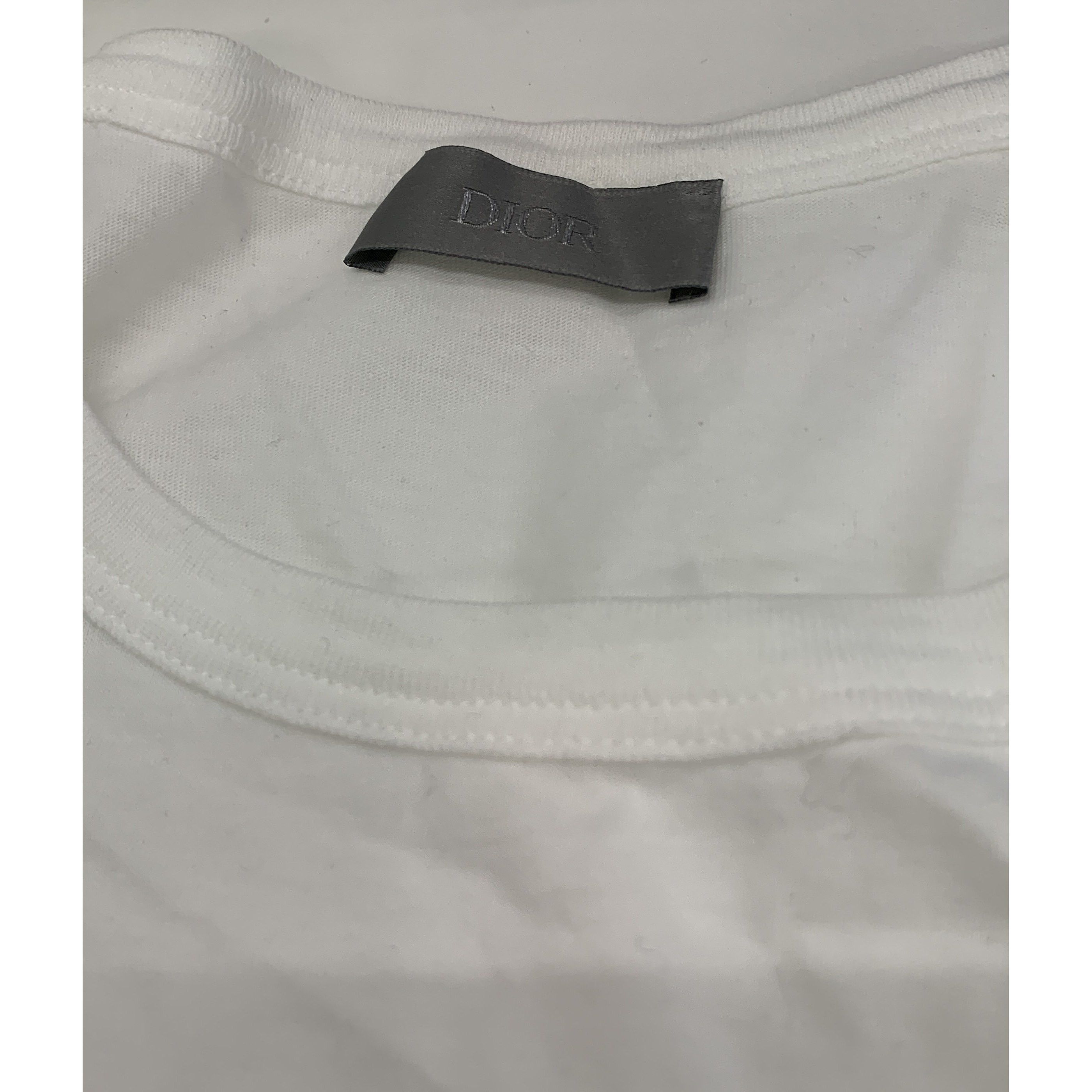 Dior Dior CD Embroidery T-Shirt Size XL Size US XL / EU 56 / 4 - 3 Thumbnail
