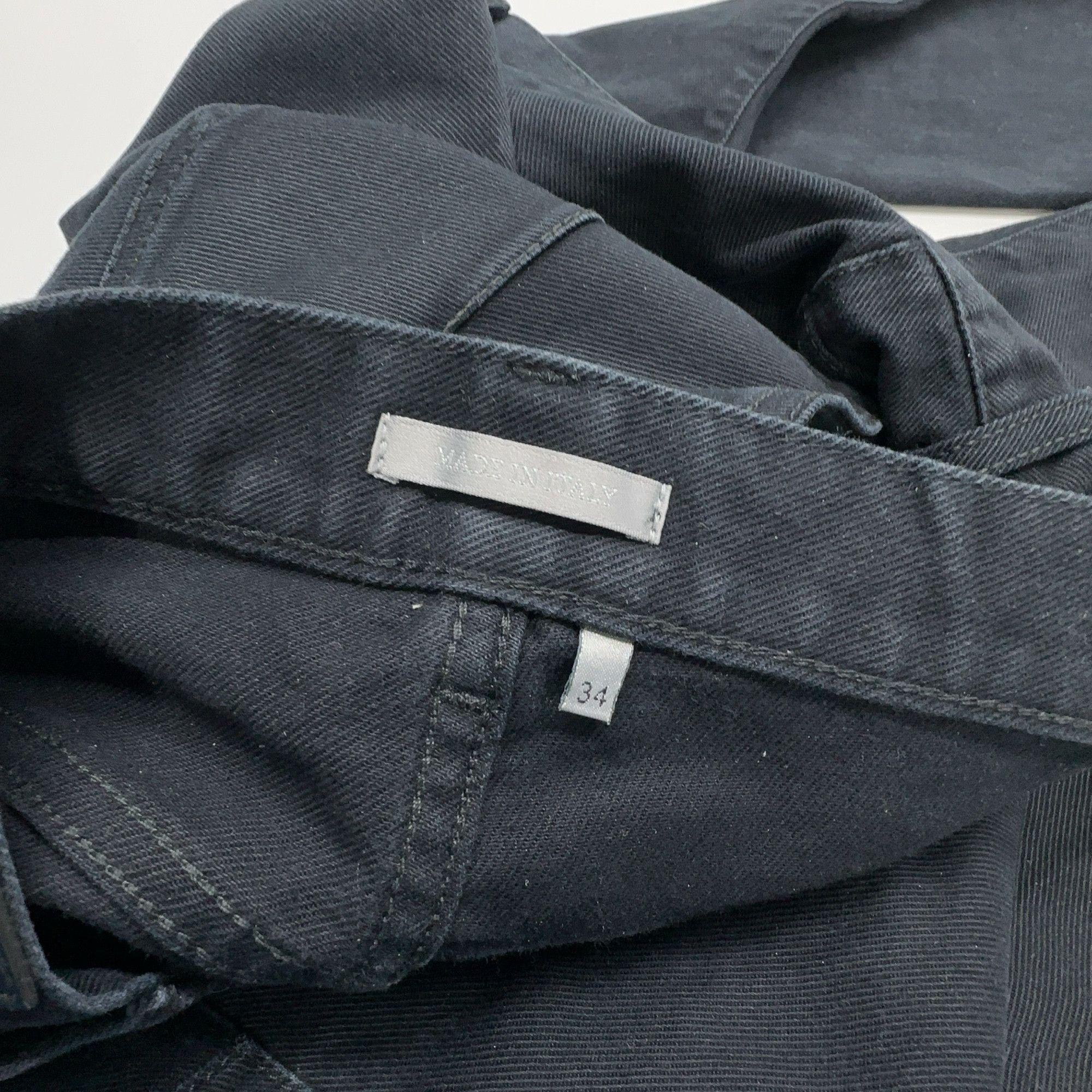 Dior Dior Black Denim Jeans Size 34 Size US 34 / EU 50 - 4 Thumbnail