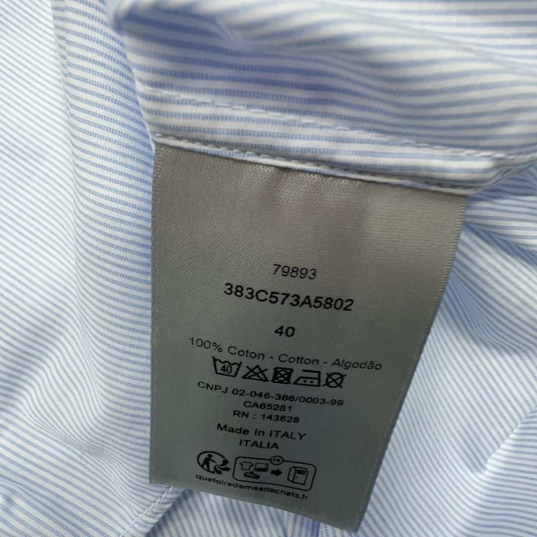 Dior Dior Graphic Striped Shirt Size M Size US M / EU 48-50 / 2 - 3 Thumbnail