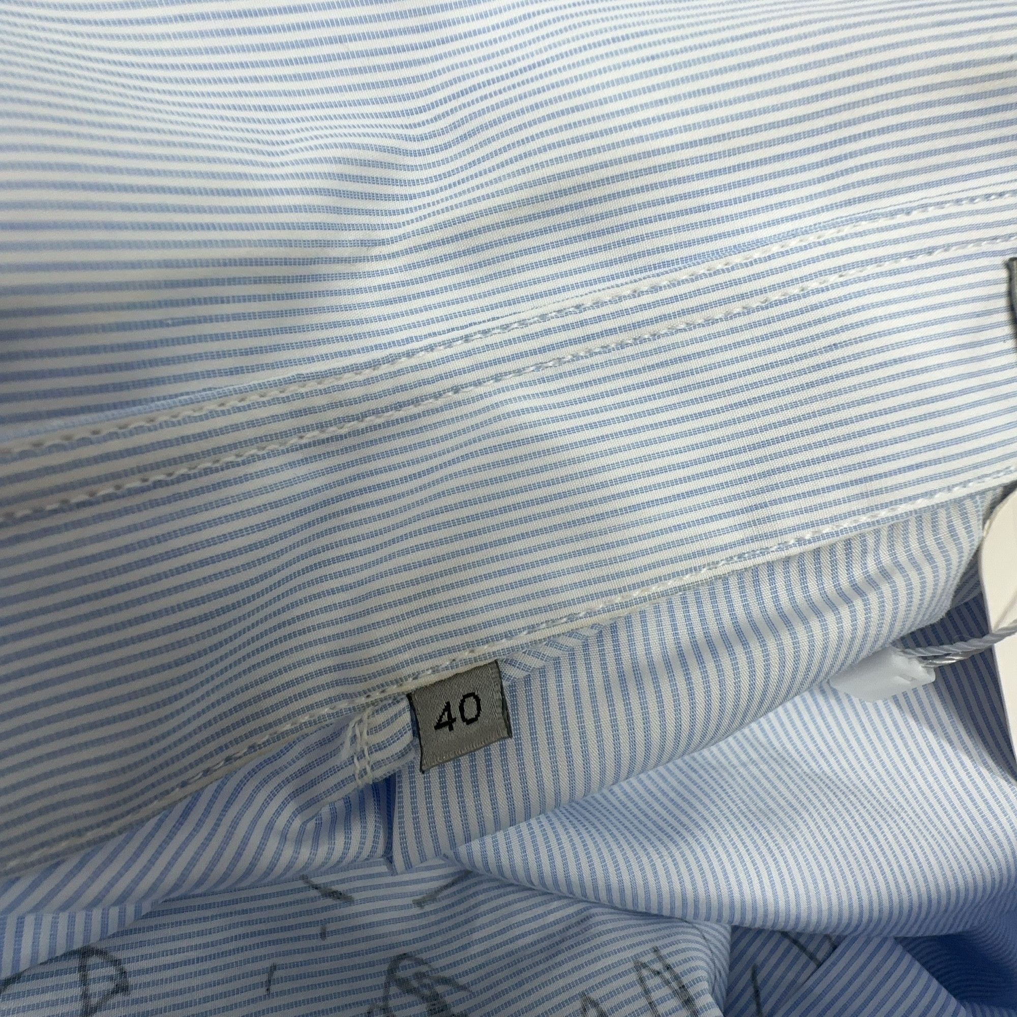 Dior Dior Graphic Striped Shirt Size M Size US M / EU 48-50 / 2 - 11 Thumbnail