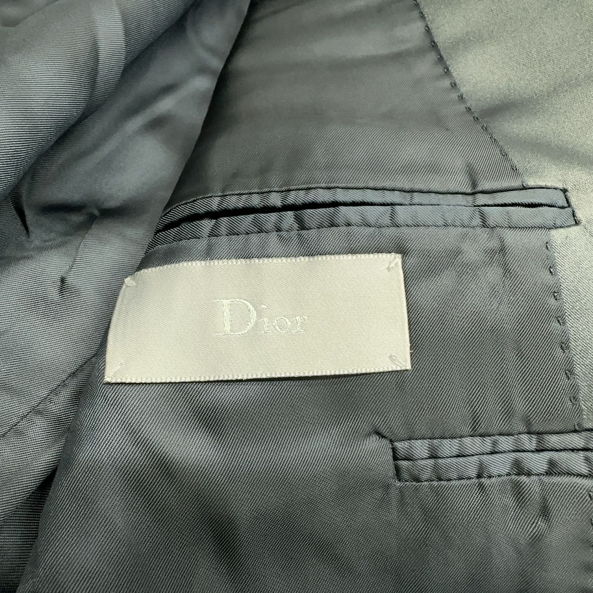 Dior Dior Gray Wool Cashmere Blazer Size 34R Size 34R - 4 Thumbnail