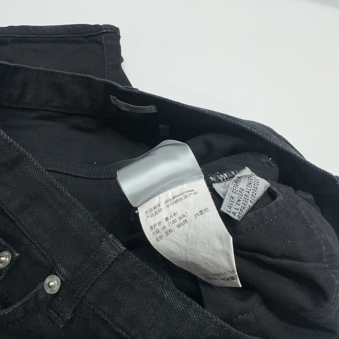 Dior Dior Atelier Logo Black Denim Jeans Size 28 Size US 28 / EU 44 - 4 Thumbnail