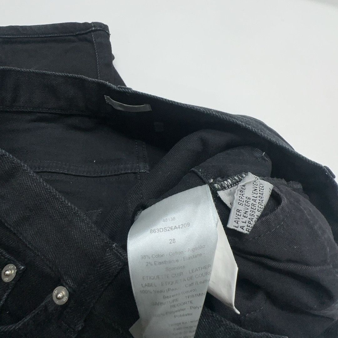 Dior Dior Atelier Logo Black Denim Jeans Size 28 Size US 28 / EU 44 - 3 Thumbnail
